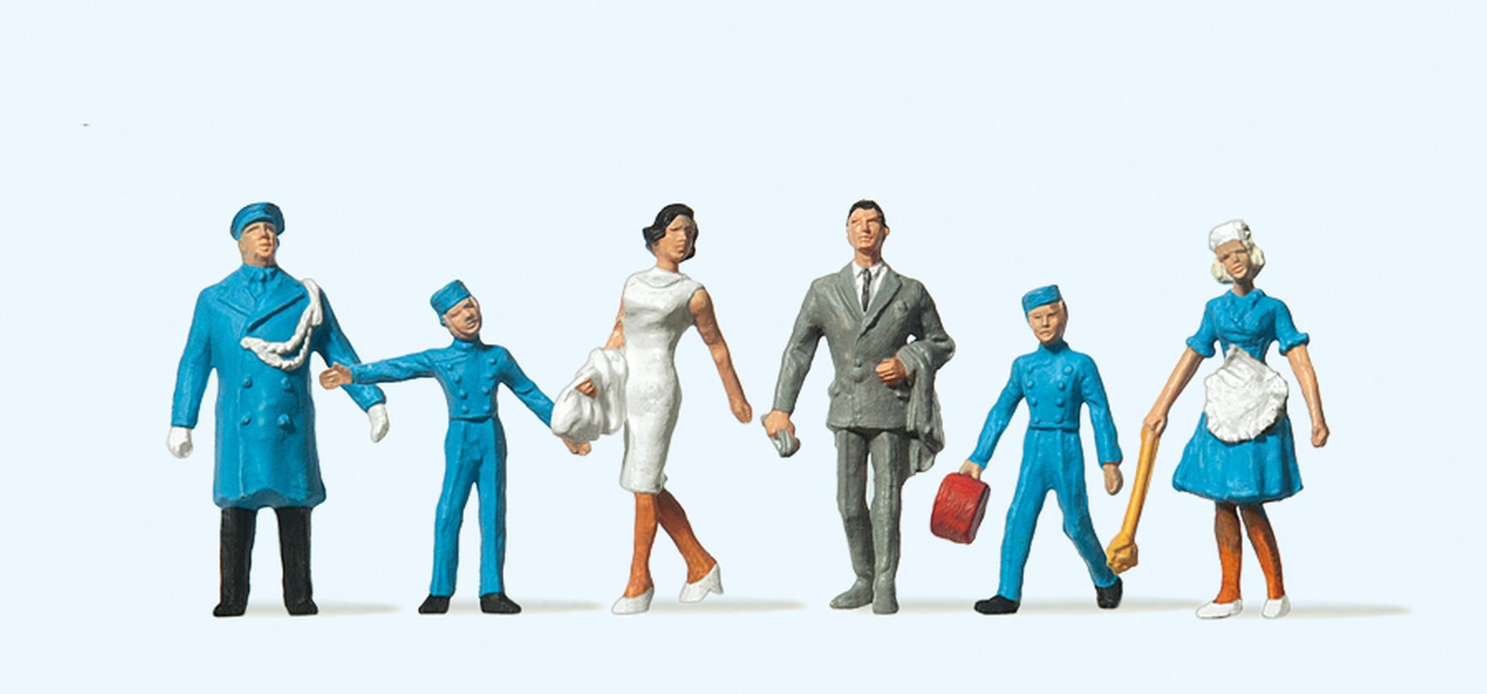 Preiser Sammelfigur Am Hotel PRE14131, Made in Europe