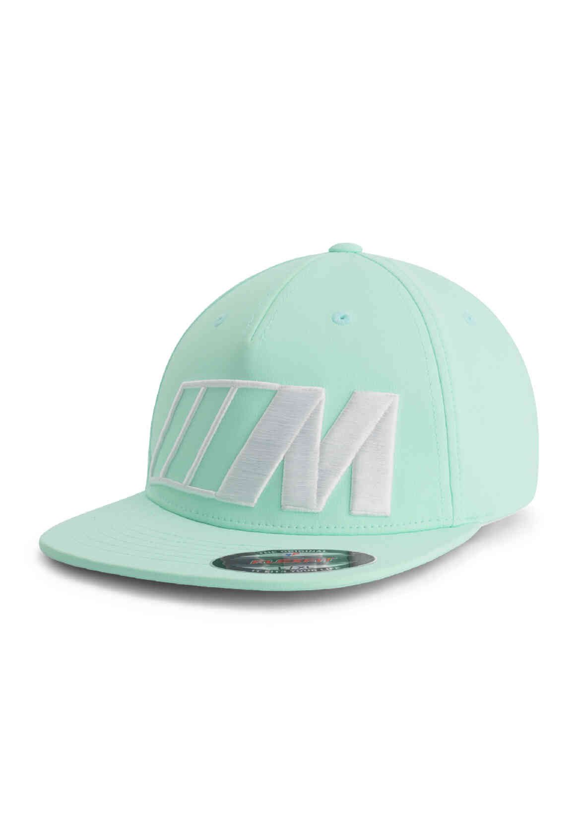 BMW Baseball Cap BMW M Cap Herren Mint – Flex Fit Kappe mit M-Logo Stickerei Mütze (1-St)
