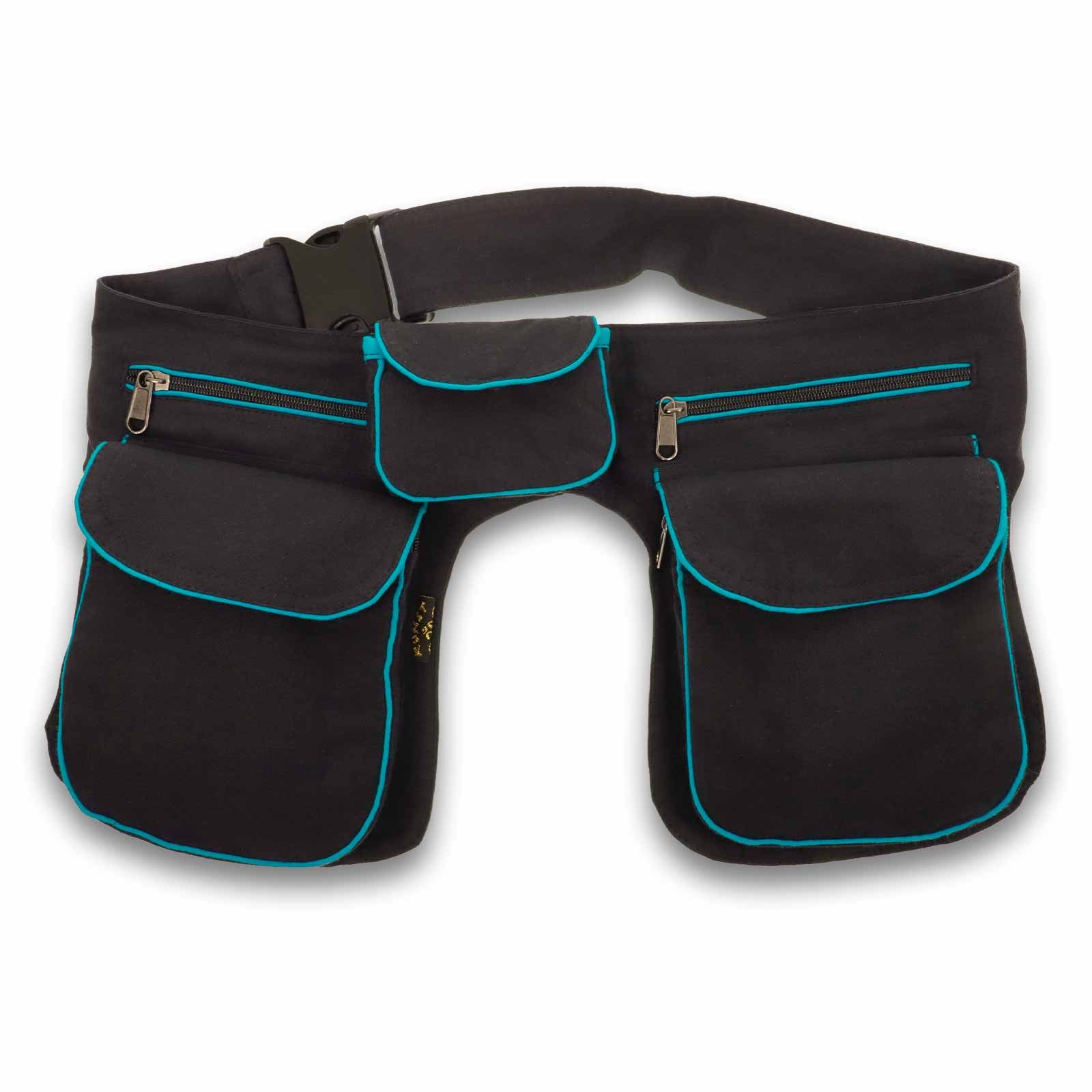 Bauchtasche Doppel Bauchtasche Gürtelt/Festivaltasche Hippie Hüfttasche Hipbag