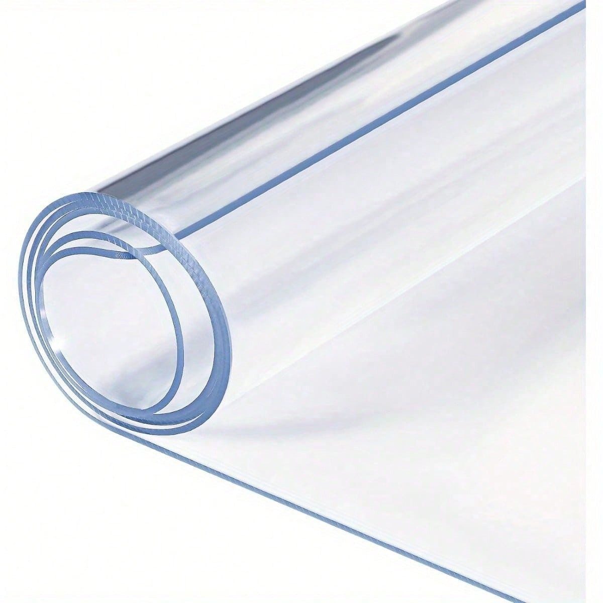 Youyijia Tischdecke Transparente PVC Tischfolie 2mm, geruchloser Tischschutz 180×100cm