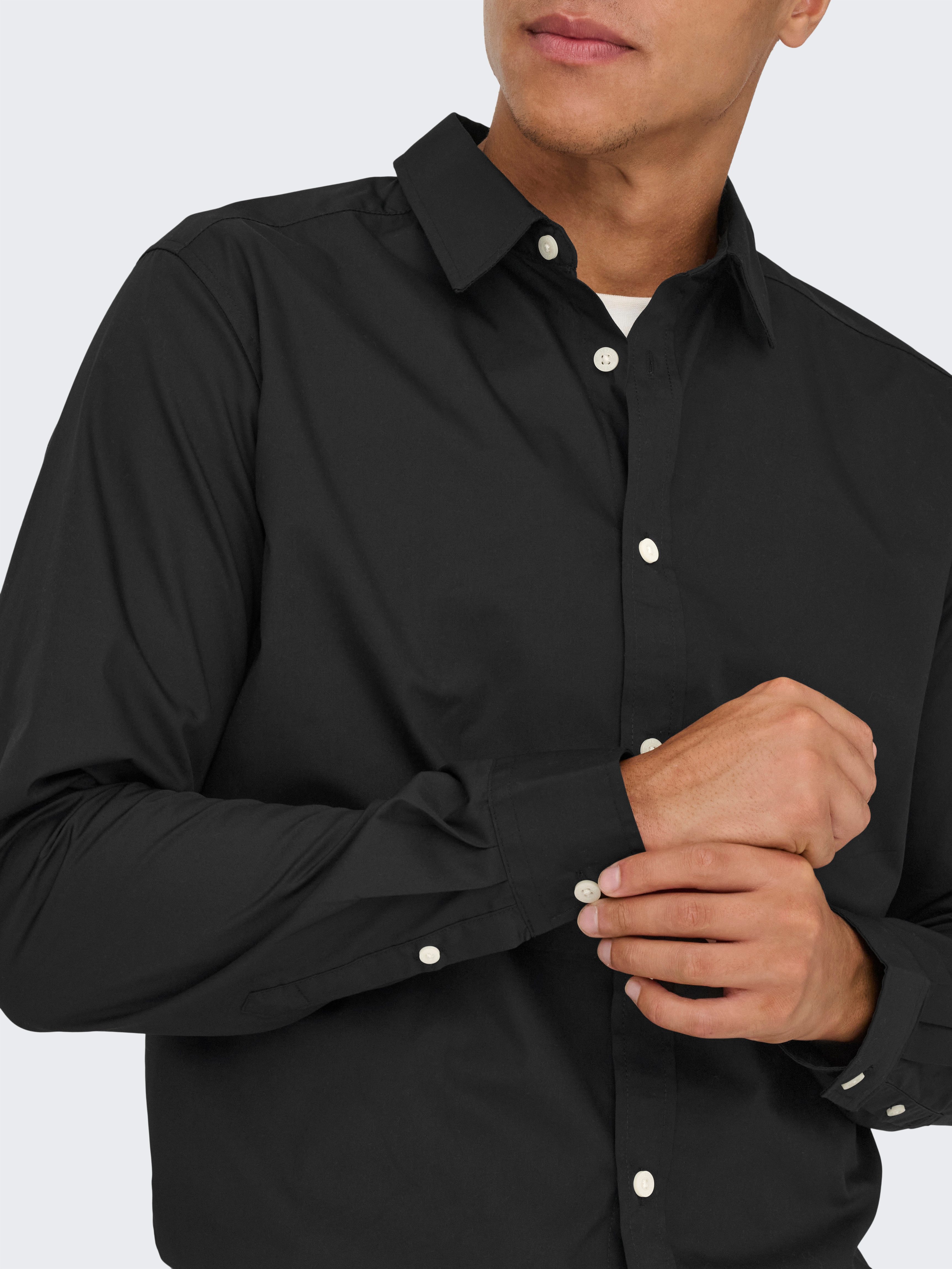 ONLY & SONS Langarmhemd ONSFLORIAN LIFE LS POPLIN SHIRT OTL günstig online kaufen