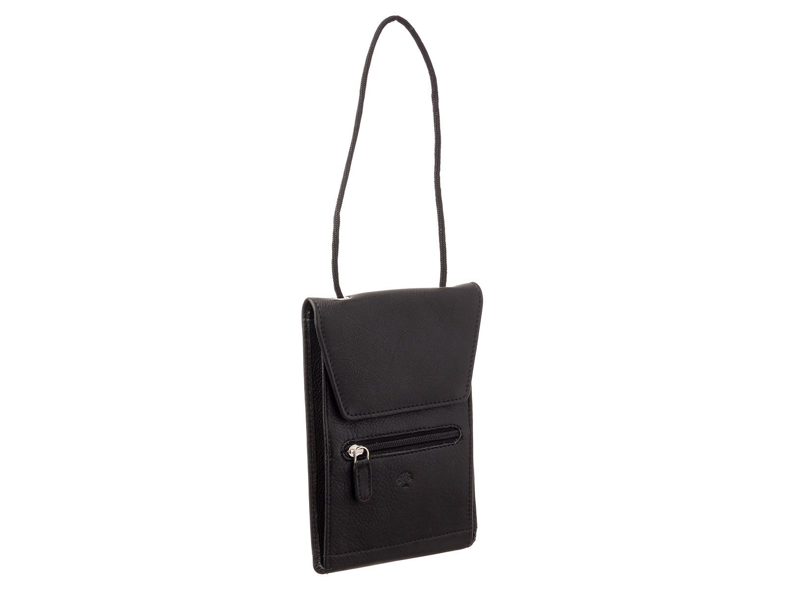 Prato Geldbörse BB02-N Leder Brustbeutel Gürteltasche (Stück, 1-tlg., 1), grosszügige Fächer - RFID Schutz