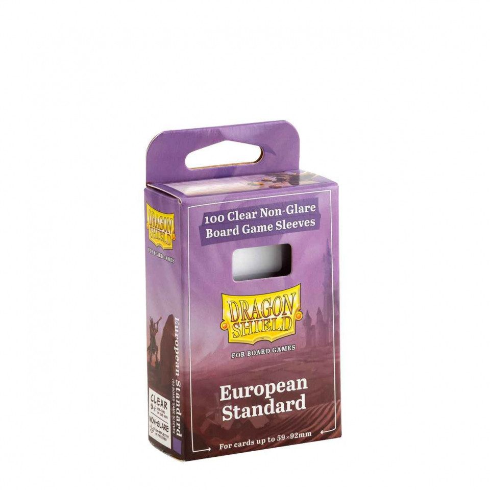 Arcane Tinmen Spiel, DS Board Game Sleeves Clear/NonGlare - European Standard (100)