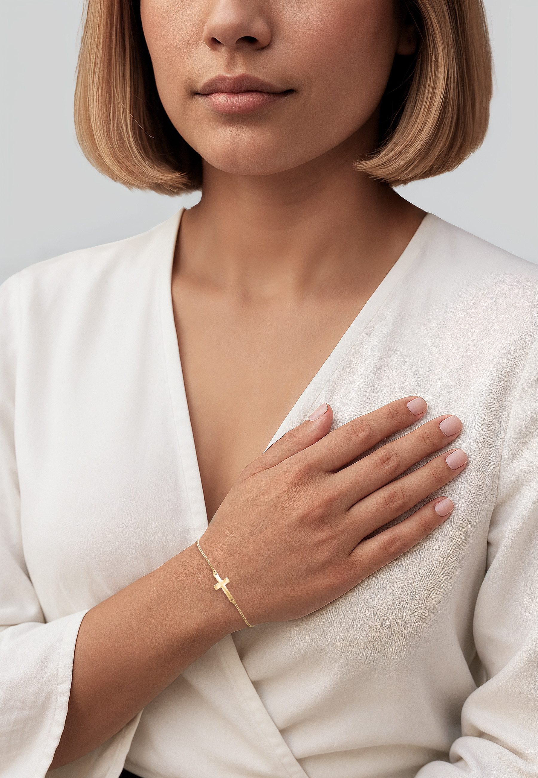 Sofia Milani Armband Kreuz (Armband), 925 günstig online kaufen