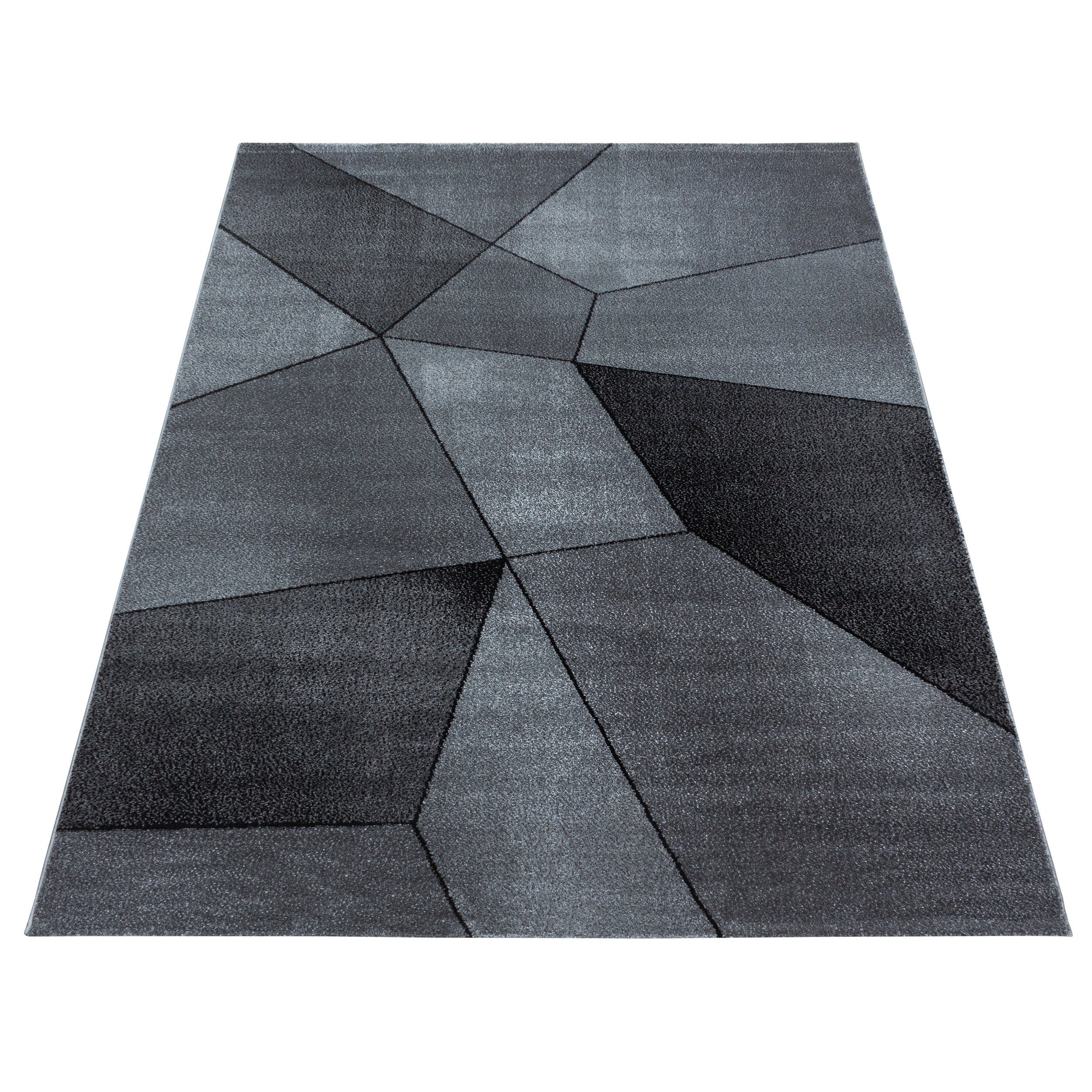 Teppich Geometrisch Teppium, Design, Teppich mm, 10 Höhe: Wohnzimmer Läufer