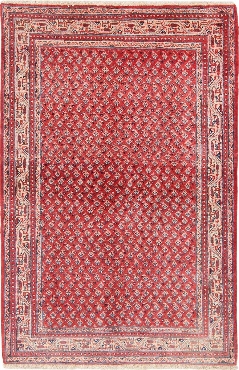 Orientteppich Sarough Mir Boteh 104x161 Handgeknüpfter Orientteppich, Nain Trading, rechteckig, Höhe: 12 mm