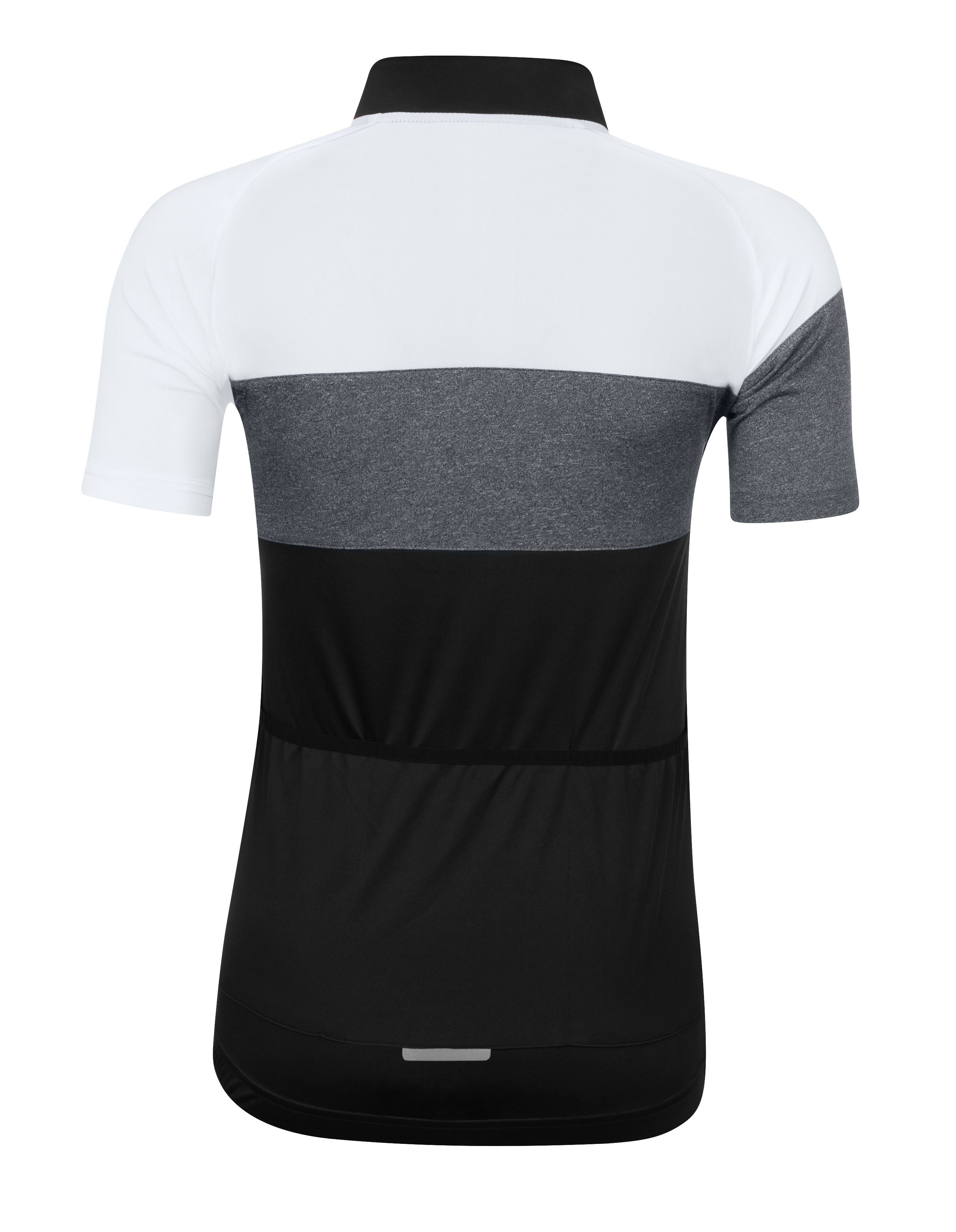 FORCE Radtrikot Jersey Trikot FORCE VIEW grauschwarz-weiß %%% günstig online kaufen