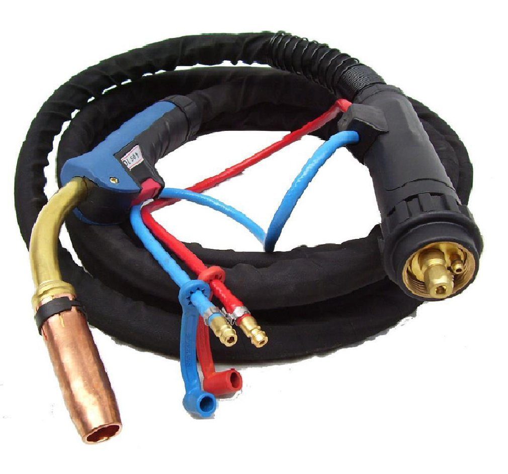 Apex Fülldrahtschweißgerät Schweißbrenner MB501 wassergekühlt MIG MAG Brenner 550A Schlauchpaket