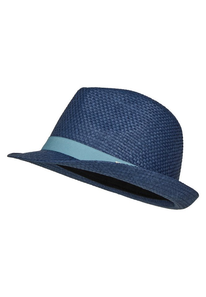 Sterntaler® Sonnenhut UV-Schutz 50+ Strohhut Garniturband (1-St) Leichter, atmungsaktiver Strohhut mit Band & gebogener Krempe hinten