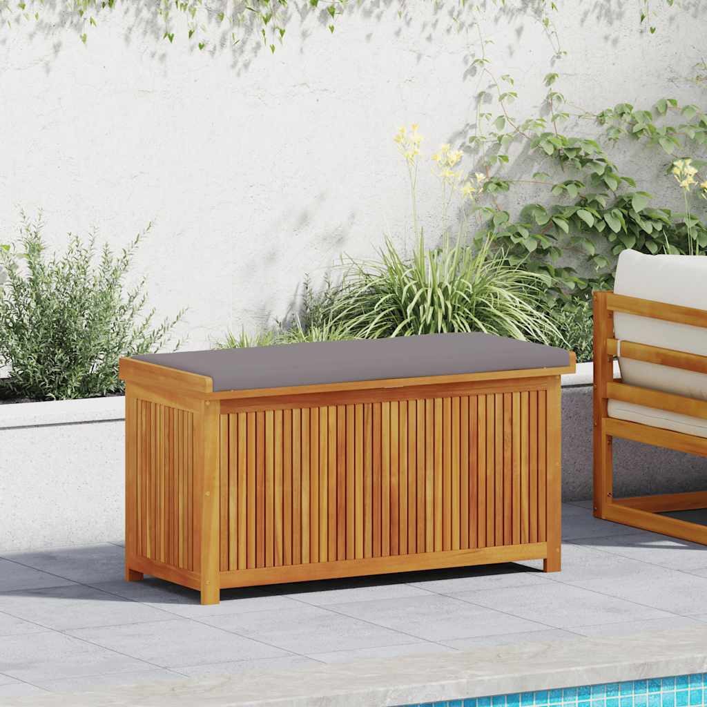 vidaXL Gartenbox Outdoor-Kissenbox 113x50x60,5 cm Massivholz