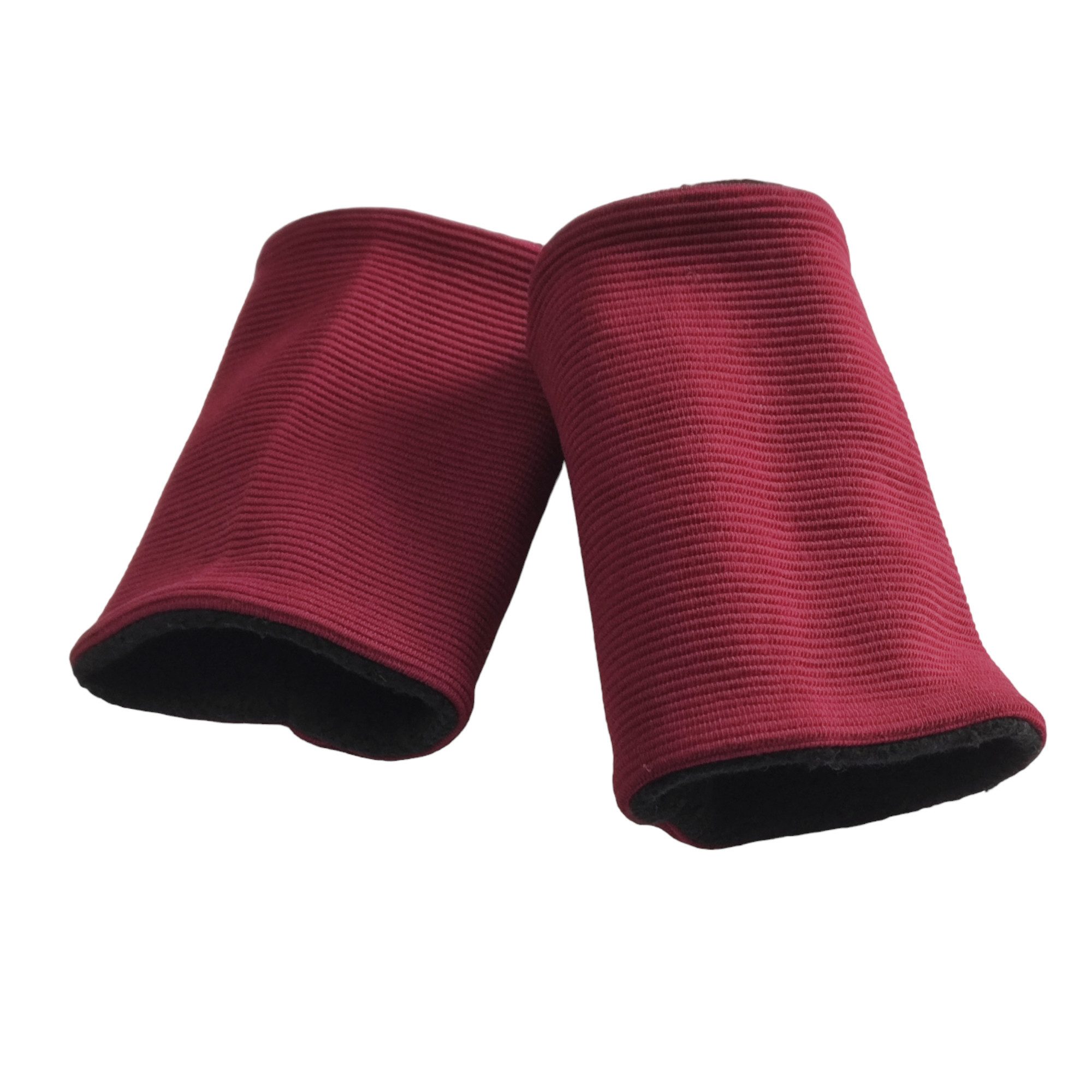 Britta Meier Armstulpen Pulswärmer, Handgelenkwärmer aus Ripp-Jersey und Baumwollfleece Pulswärmer, Gelenkwärmer