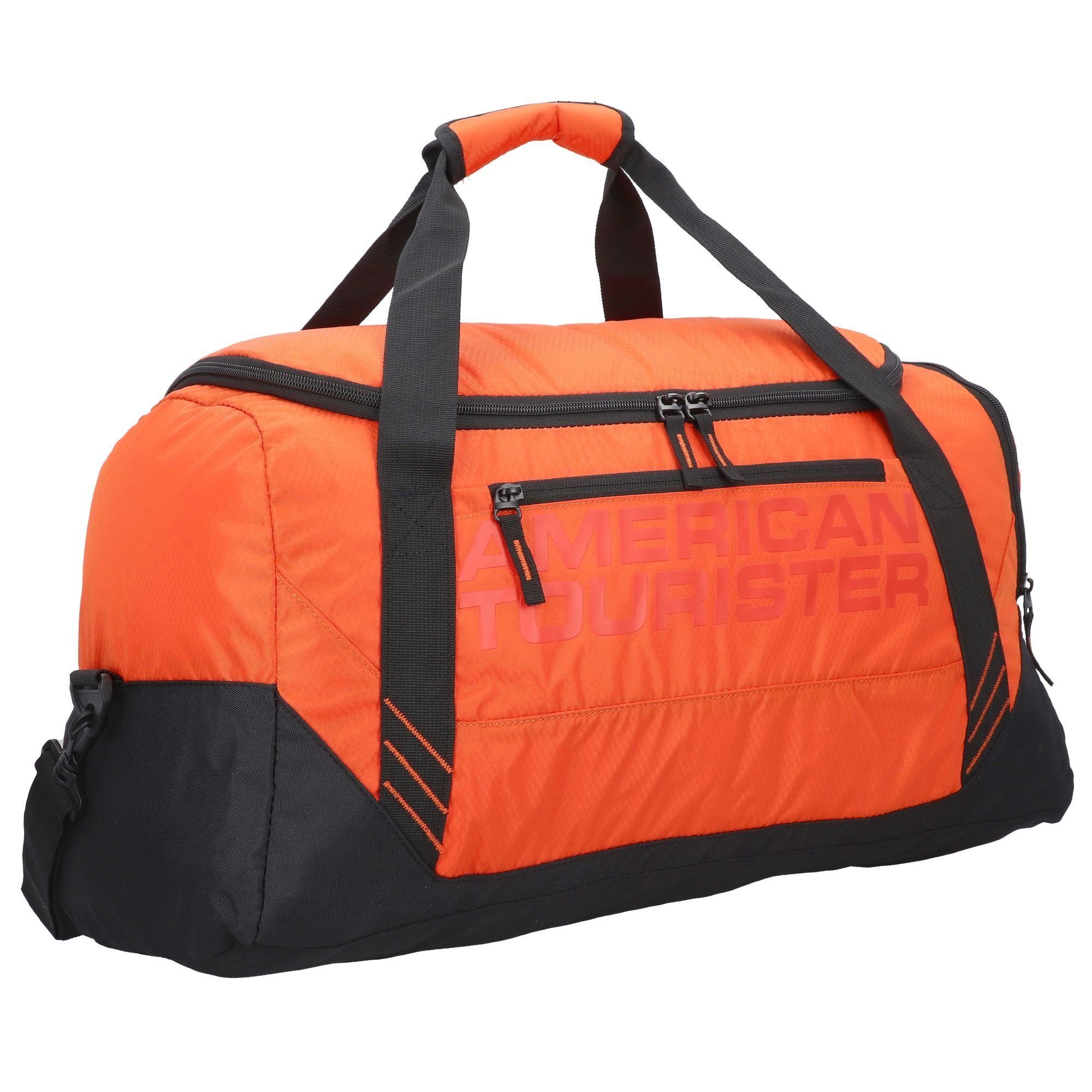 American Urban Polyester Sporttasche Tourister® Groove, black/orange