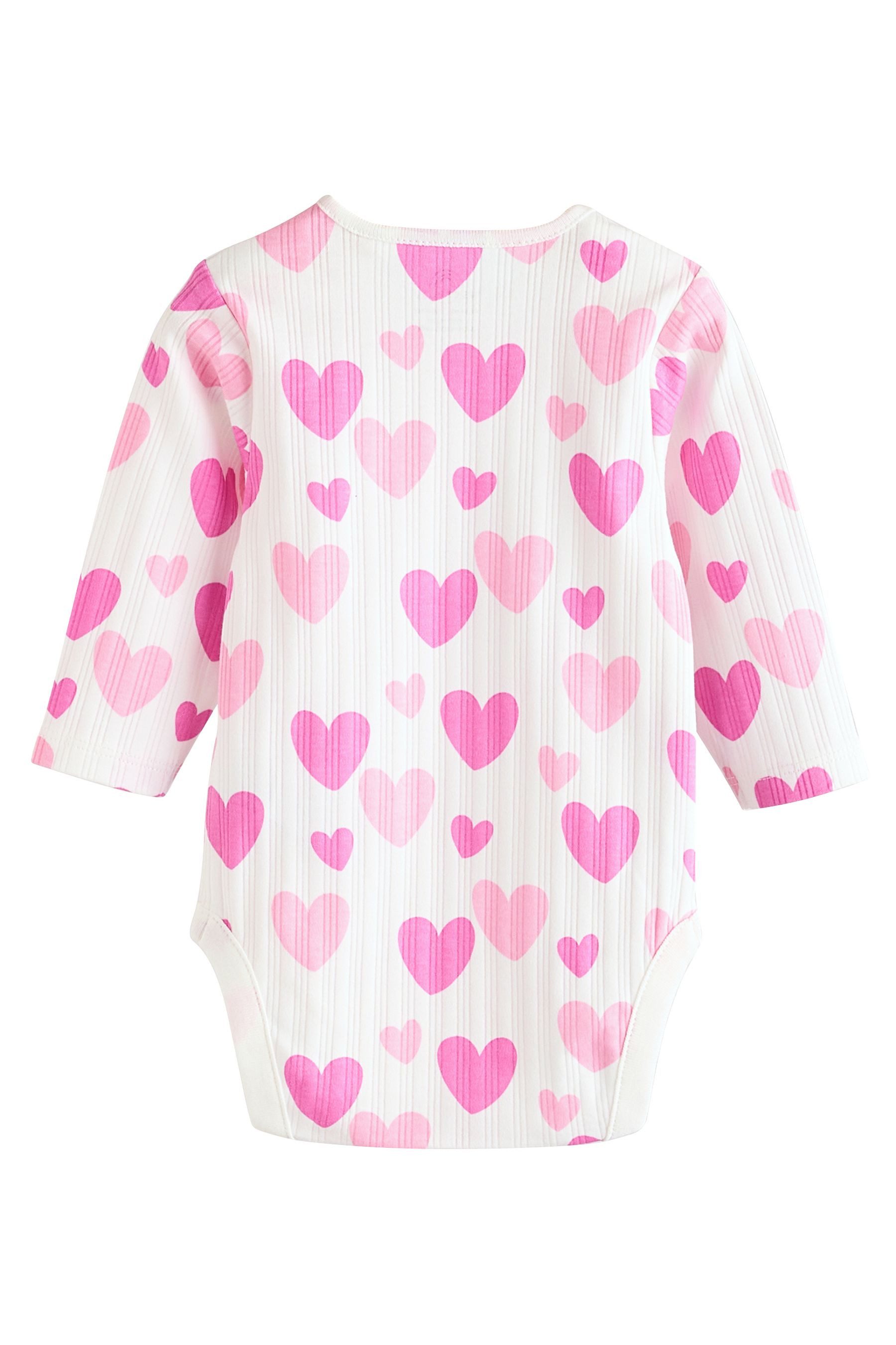 Next Langarmbody Langärmelige Babybodys 100 % Baumwolle, 5 Stk. (5-tlg)