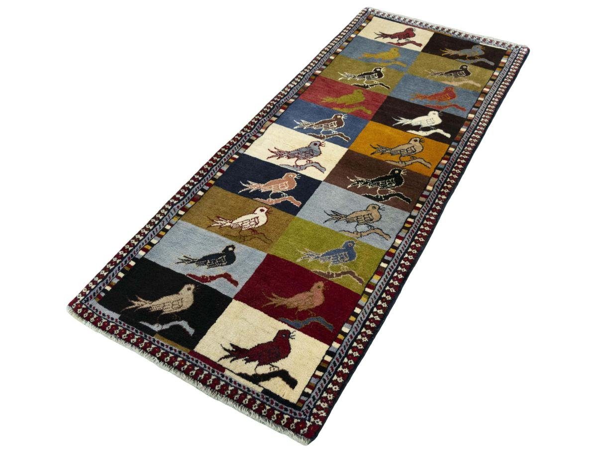 Orientteppich Shiraz 83x196 Handgeknüpfter Orientteppich Perserteppich / Höhe: Nain mm 10 Trading, Läufer, rechteckig