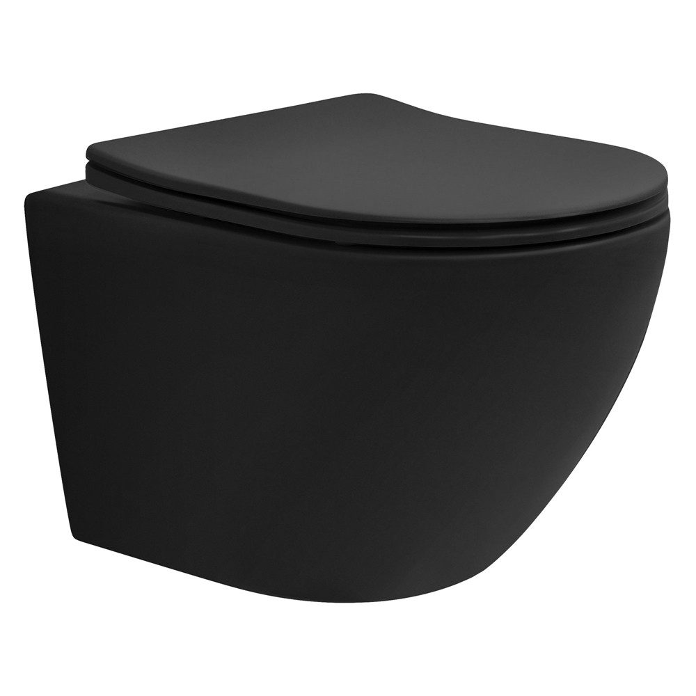 LuxeBath Tiefspül-WC Spülrandloses Hänge WC aus günstig online kaufen