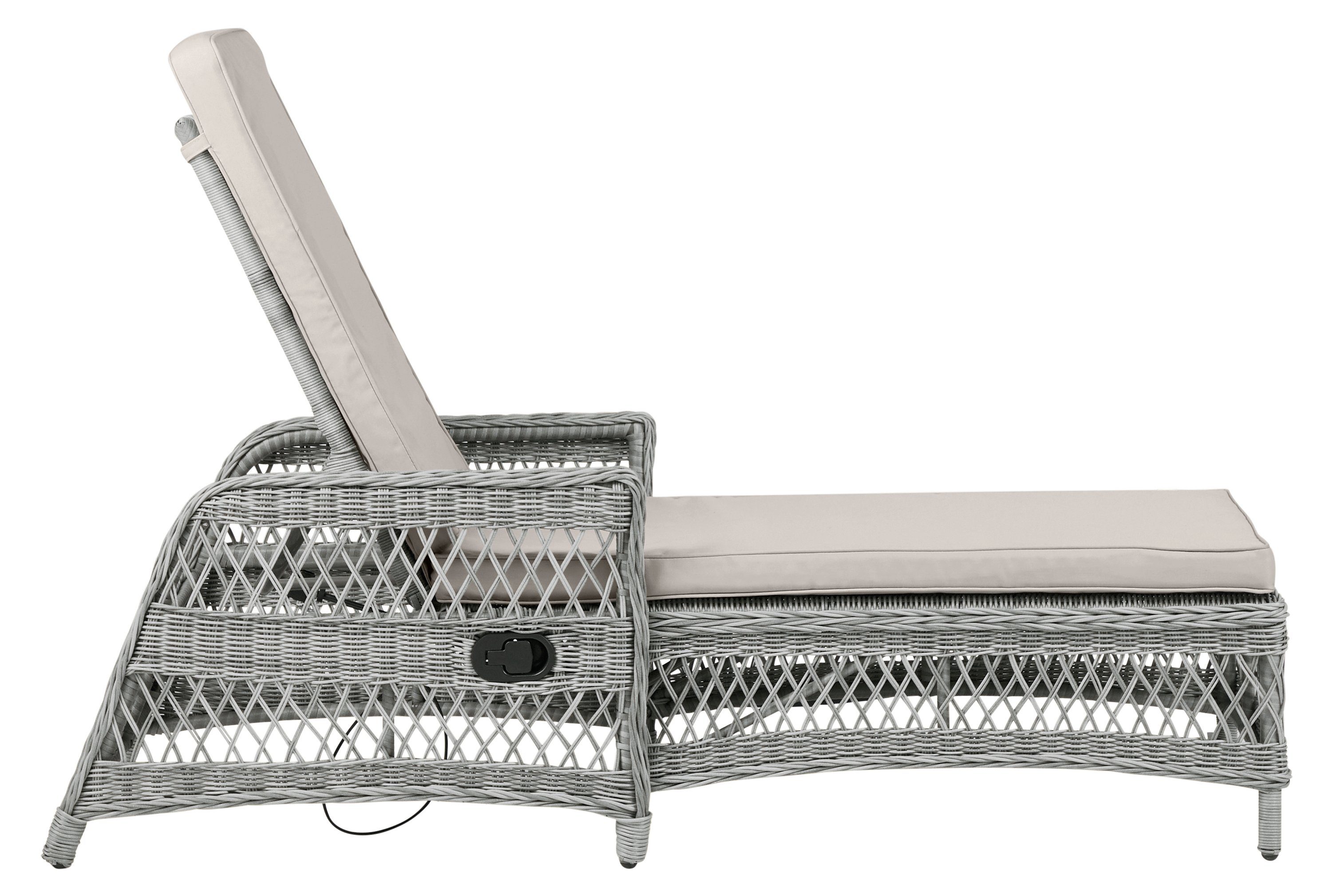 Gartenlounge-Set Hven Gartenliege inkl. Auflage und mit Pumpe, sand