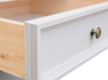 JVmoebel Konsolentisch, Konsolen Tische Holz Design Weiß Klassischer Designer Luxus Konsole