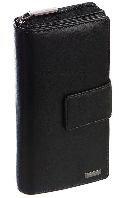 GreenLand Nature Geldbörse Black Nappa, mit RFID-Schutz günstig online kaufen
