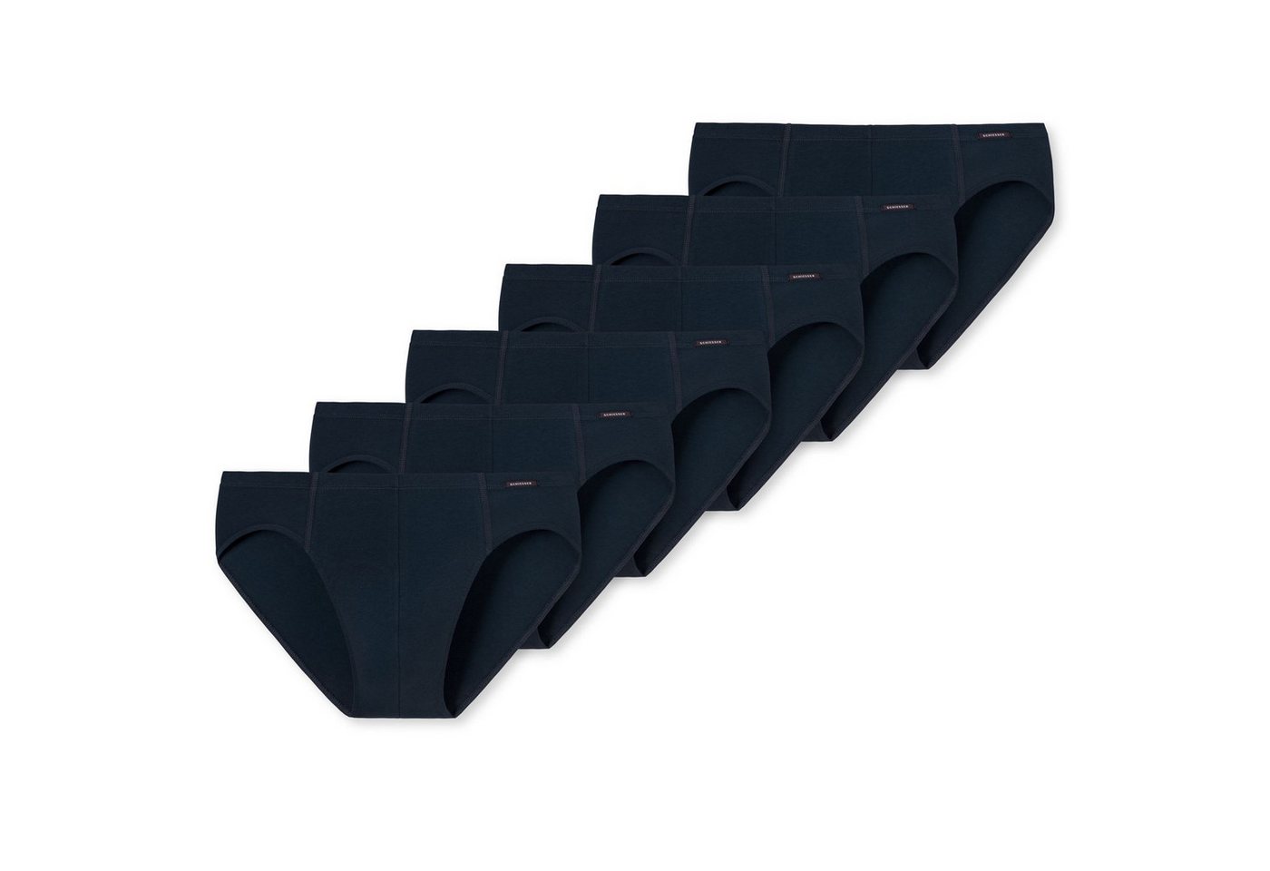 Schiesser Slip Essentials ohne Eingriff, Komfortbündchen im 6er Pack