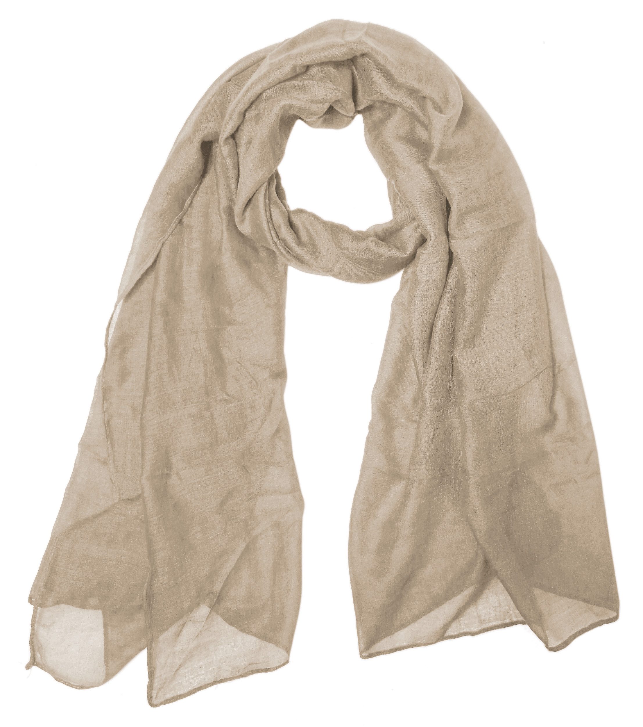 dy_mode Modeschal Damen Schal in Unifarben Leichtes Halstuch für Frühjahr & Sommer, in Unifarben, leicht transparent
