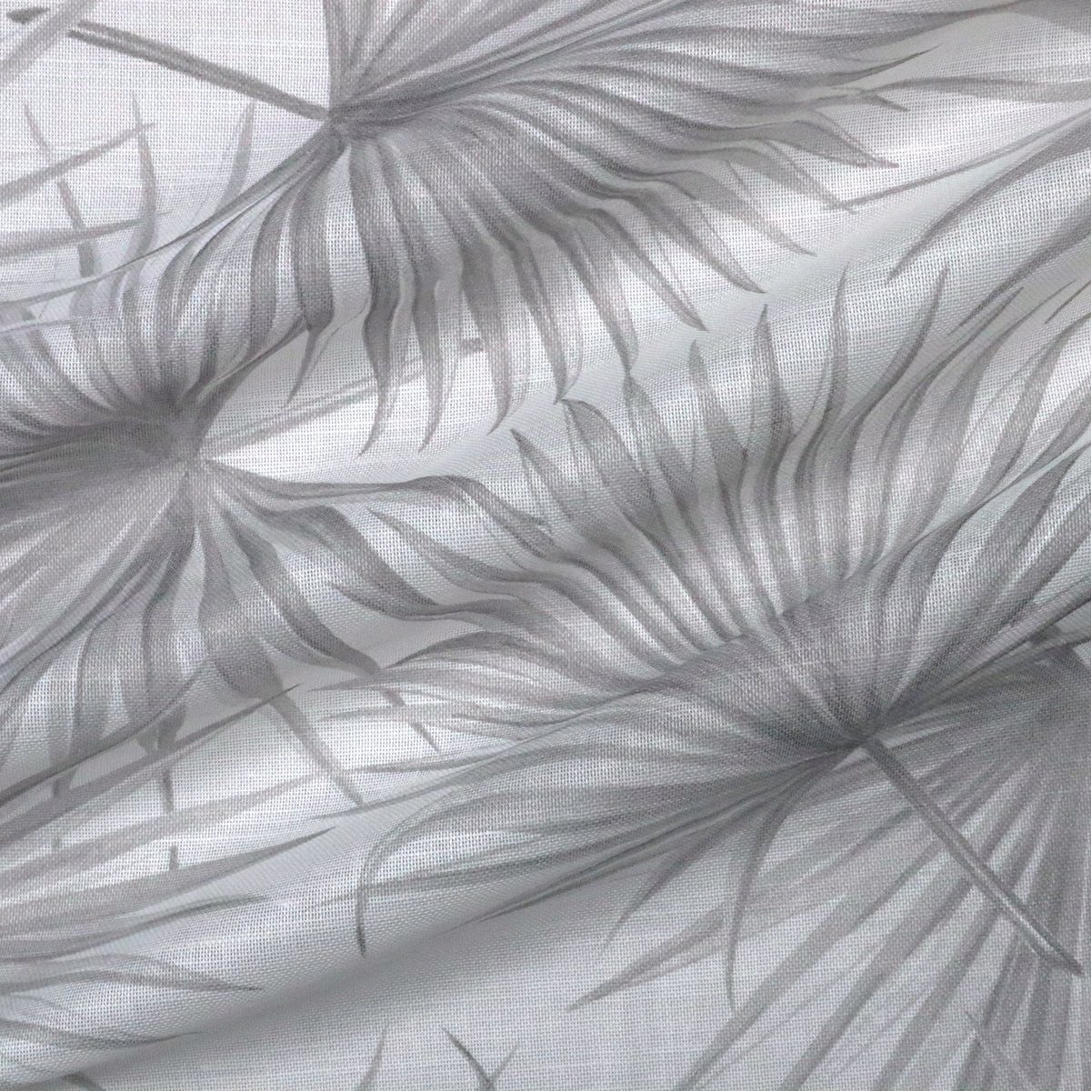 Thumbnail - Stofferia Stoff Gardinenstoff Voile Halbtransparent Living Grau - Höhe 300 cm, Meterware
