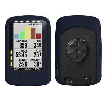 kwmobile Backcover Hülle für Wahoo Elemnt Roam, Silikon GPS Fahrrad Case Schutzhülle