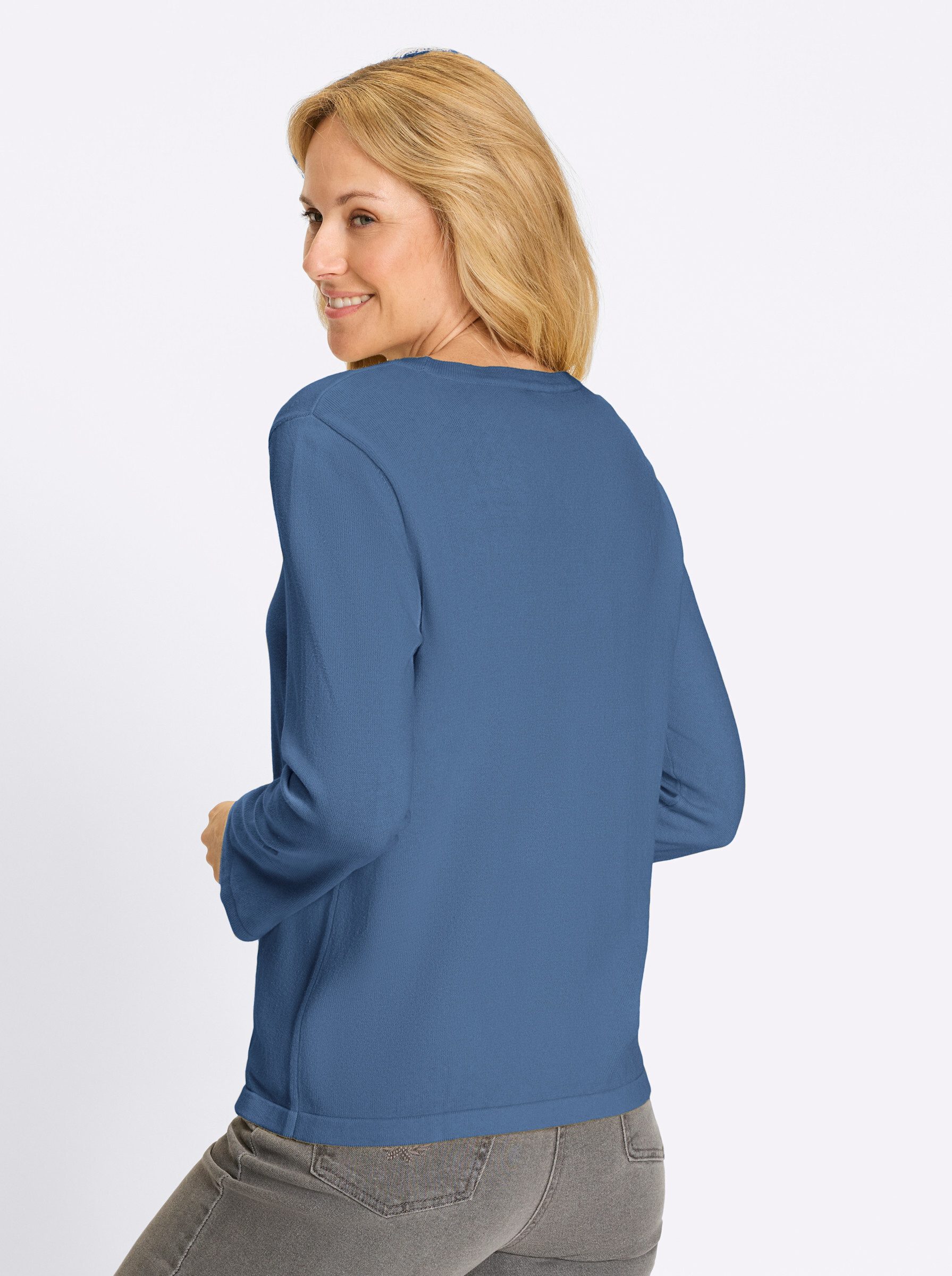 Sieh an! Strickpullover 3/4 Arm-Pullover günstig online kaufen