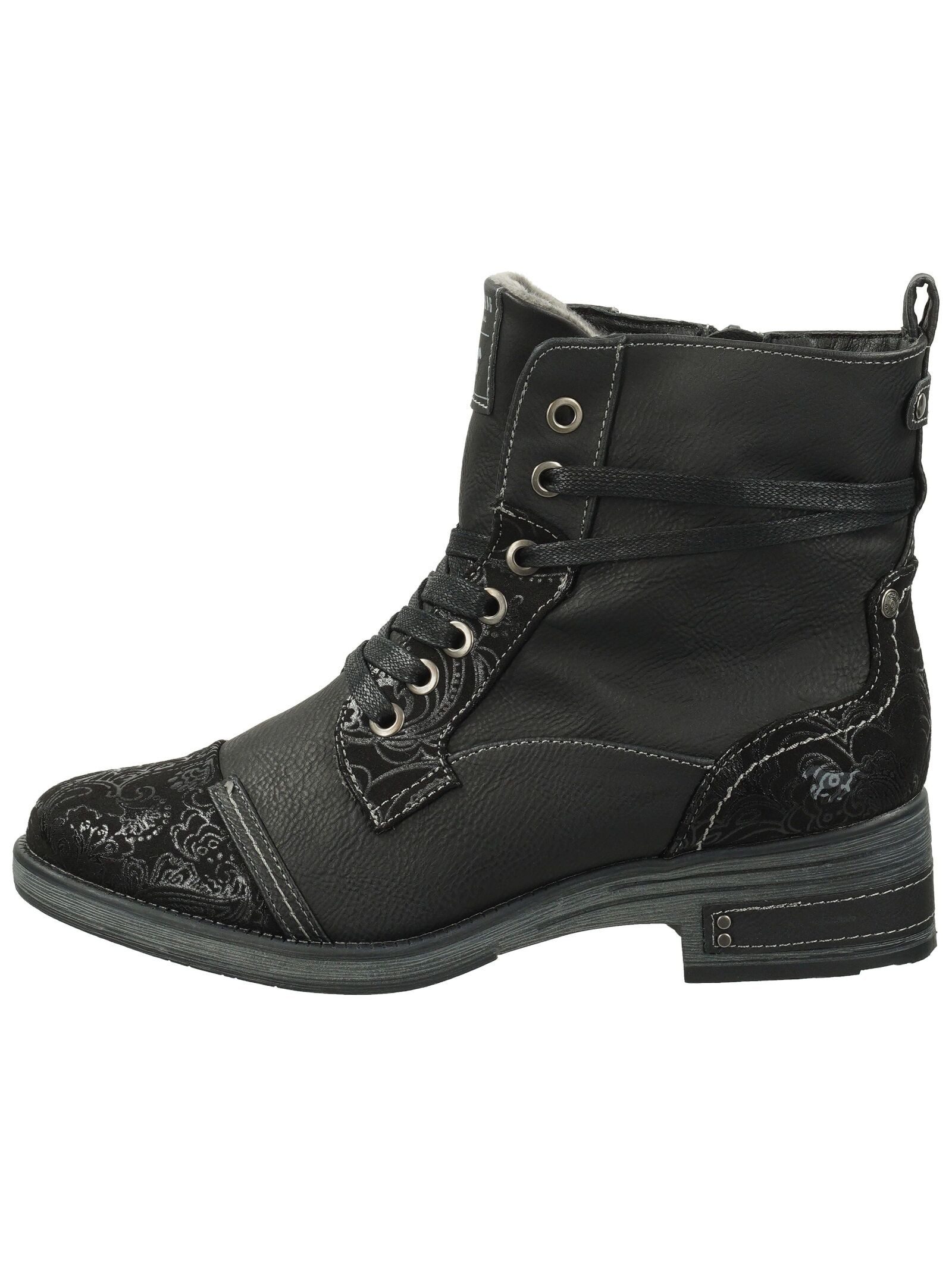 MUSTANG Stiefelette Lederimitat . Schnürstiefelette günstig online kaufen