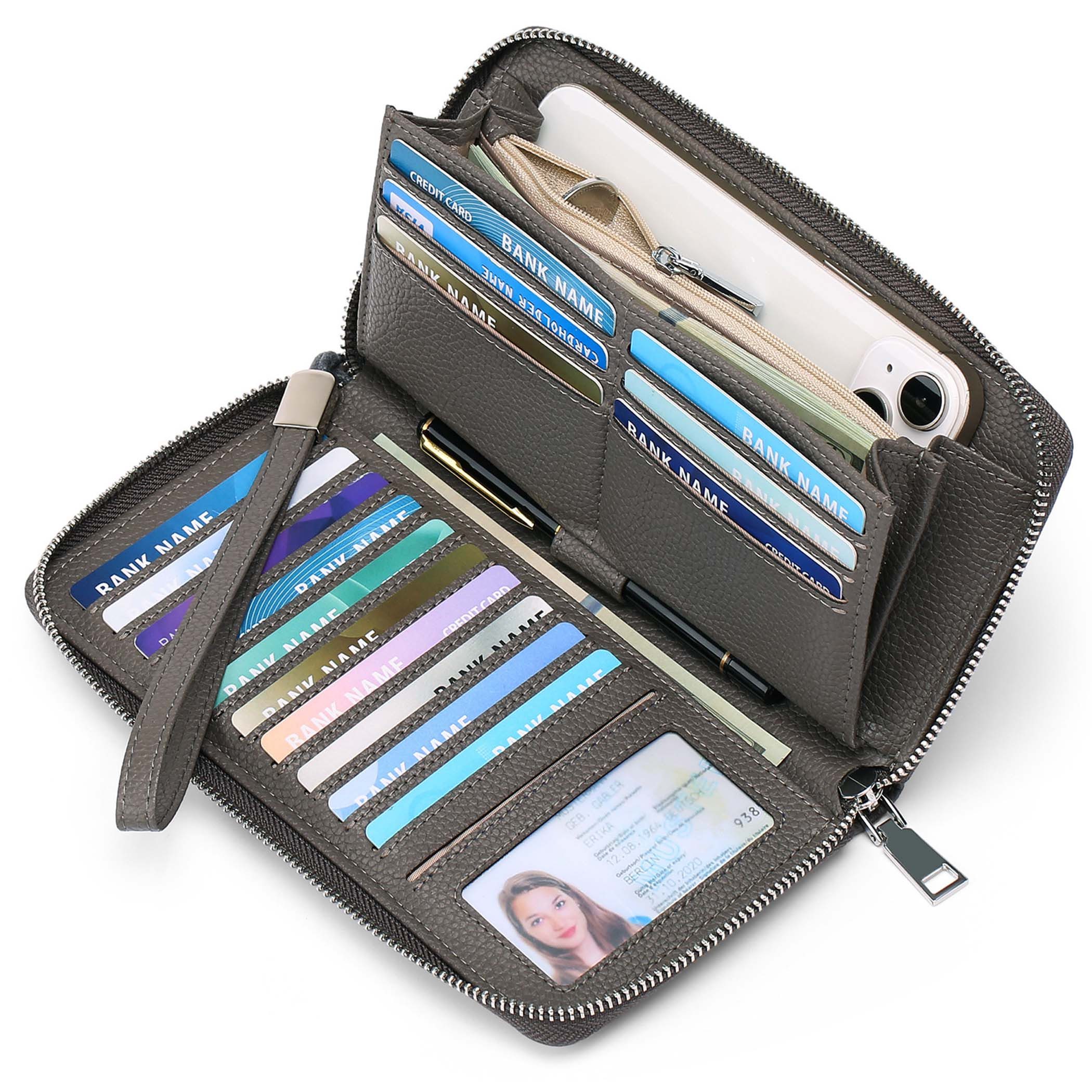 Coonoor Geldbörse Damen RFID Portemonnaie mit günstig online kaufen