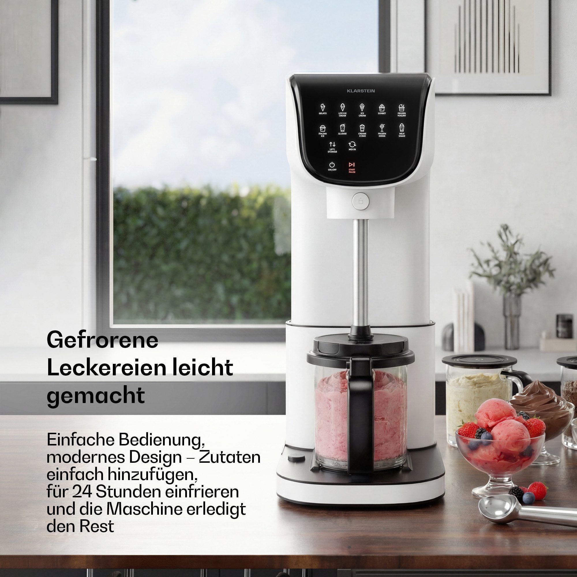 Klarstein Eismaschine Velaire, 500 W