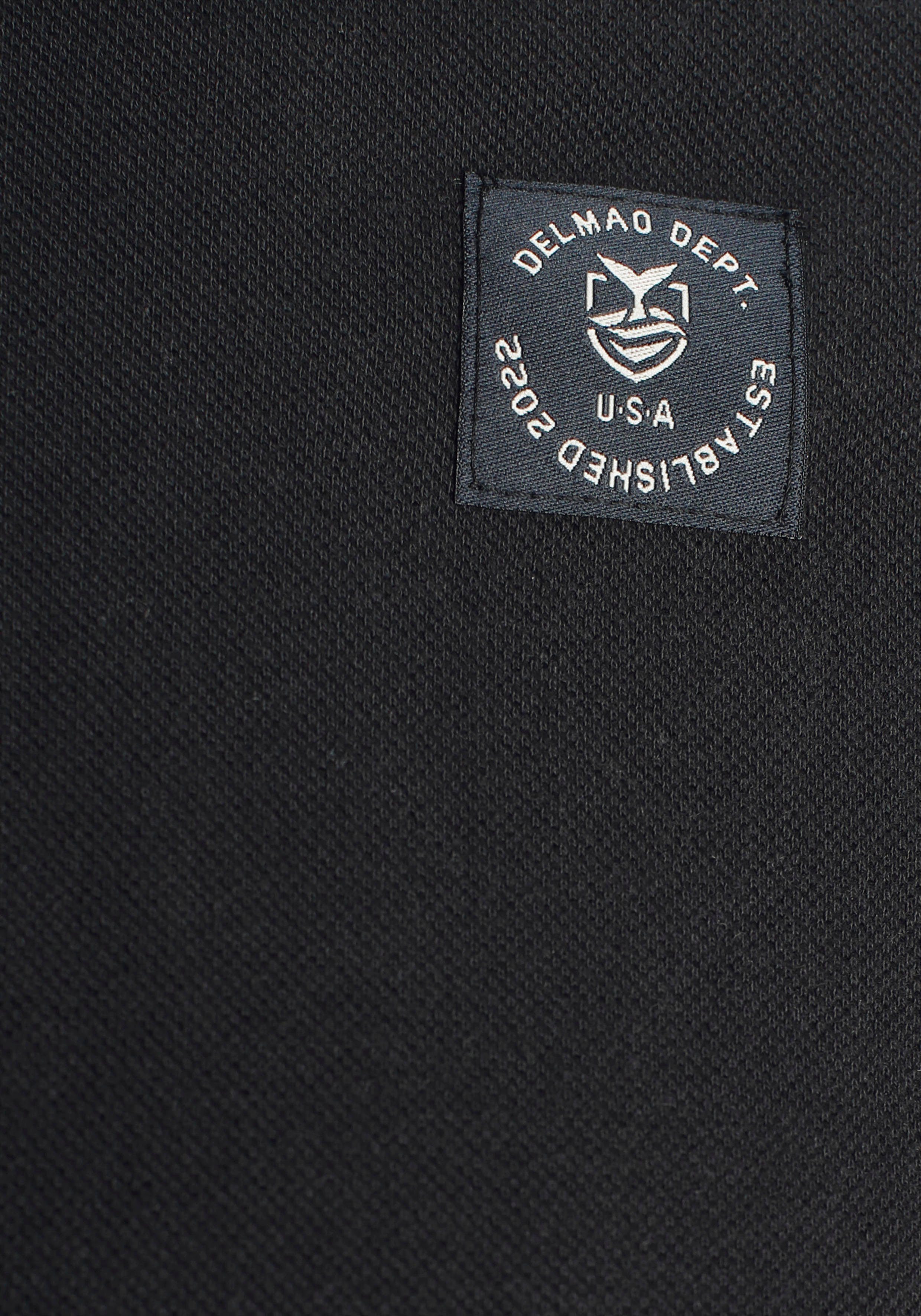 DELMAO Poloshirt Kurzarm, lockere Passform, Polokragen, für Tennis oder Golf