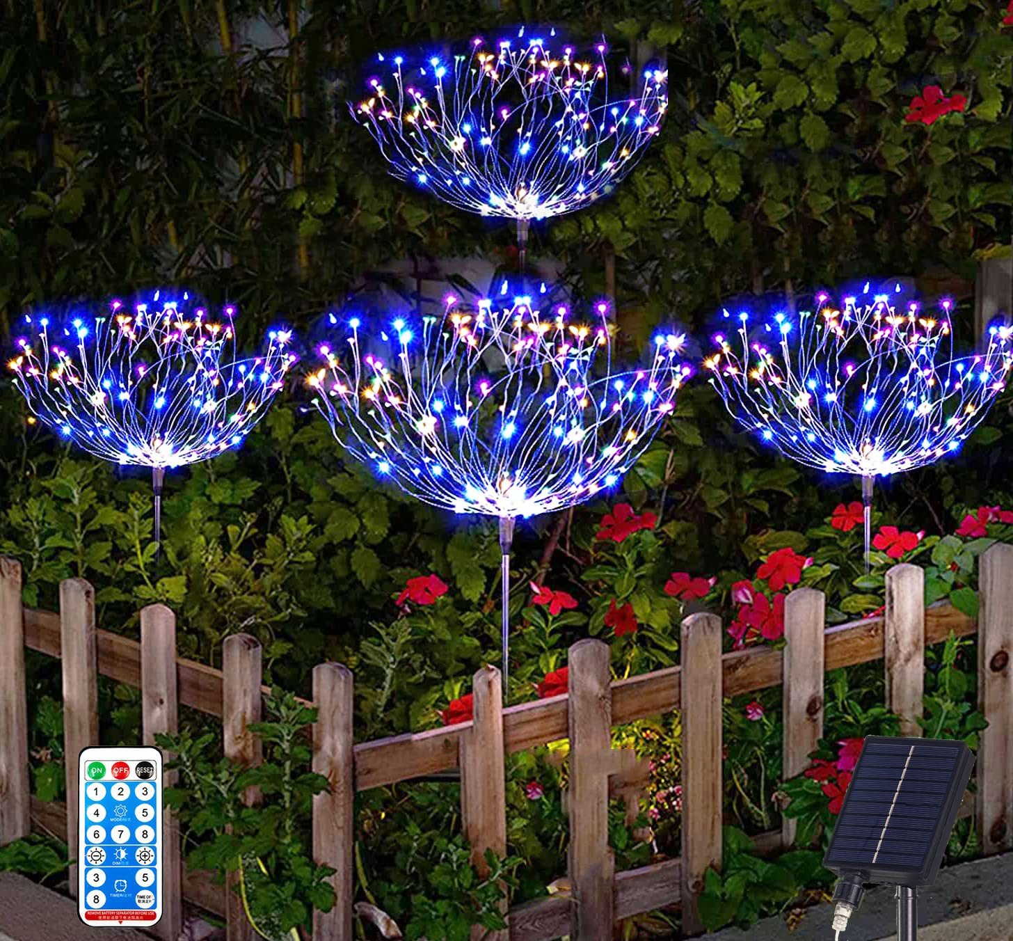 BlingBin LED Solarleuchte Gartendekoration Solar-Gartenleuchte für günstig online kaufen