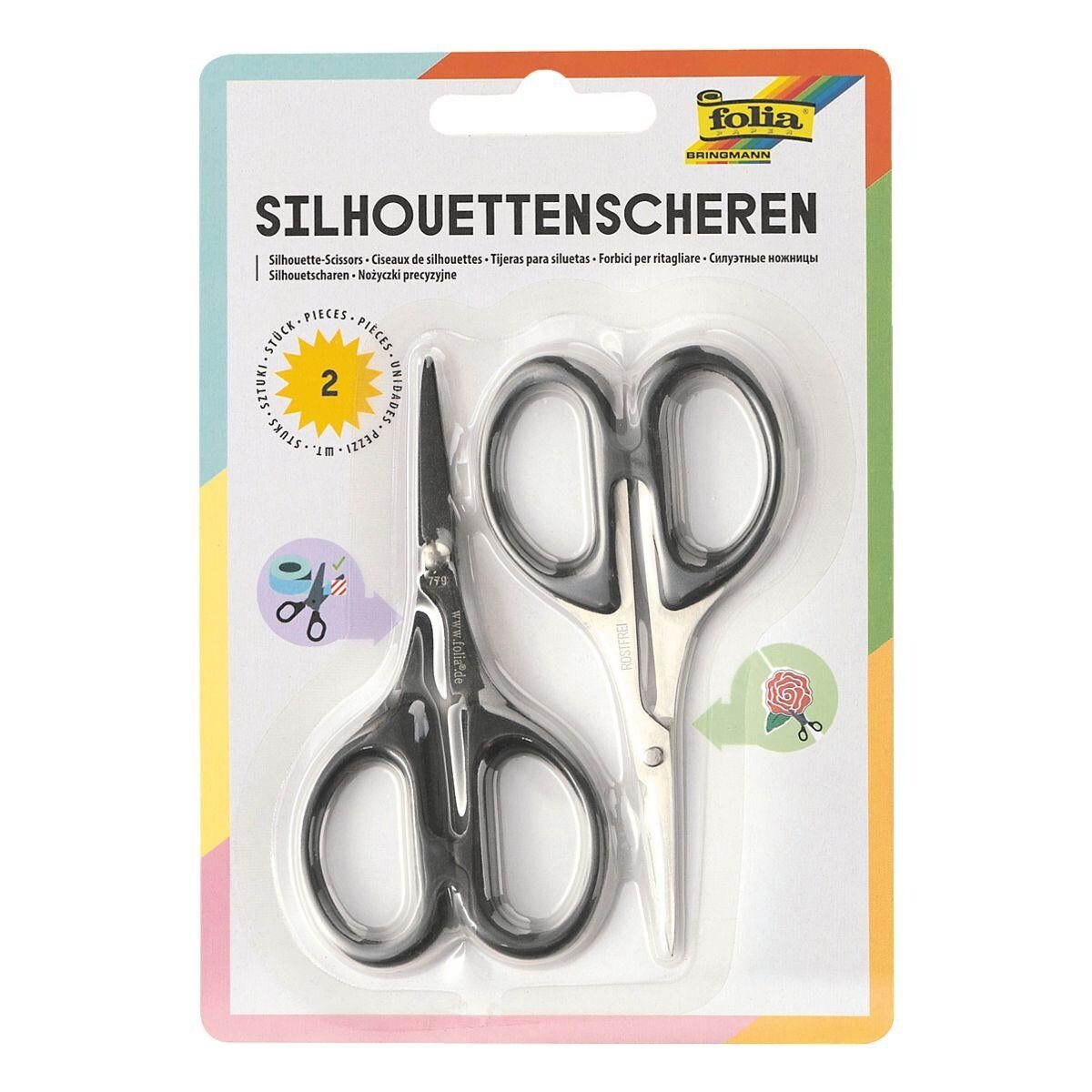 Folia Ножиці-Set, (2-tlg), Silhouettenscheren