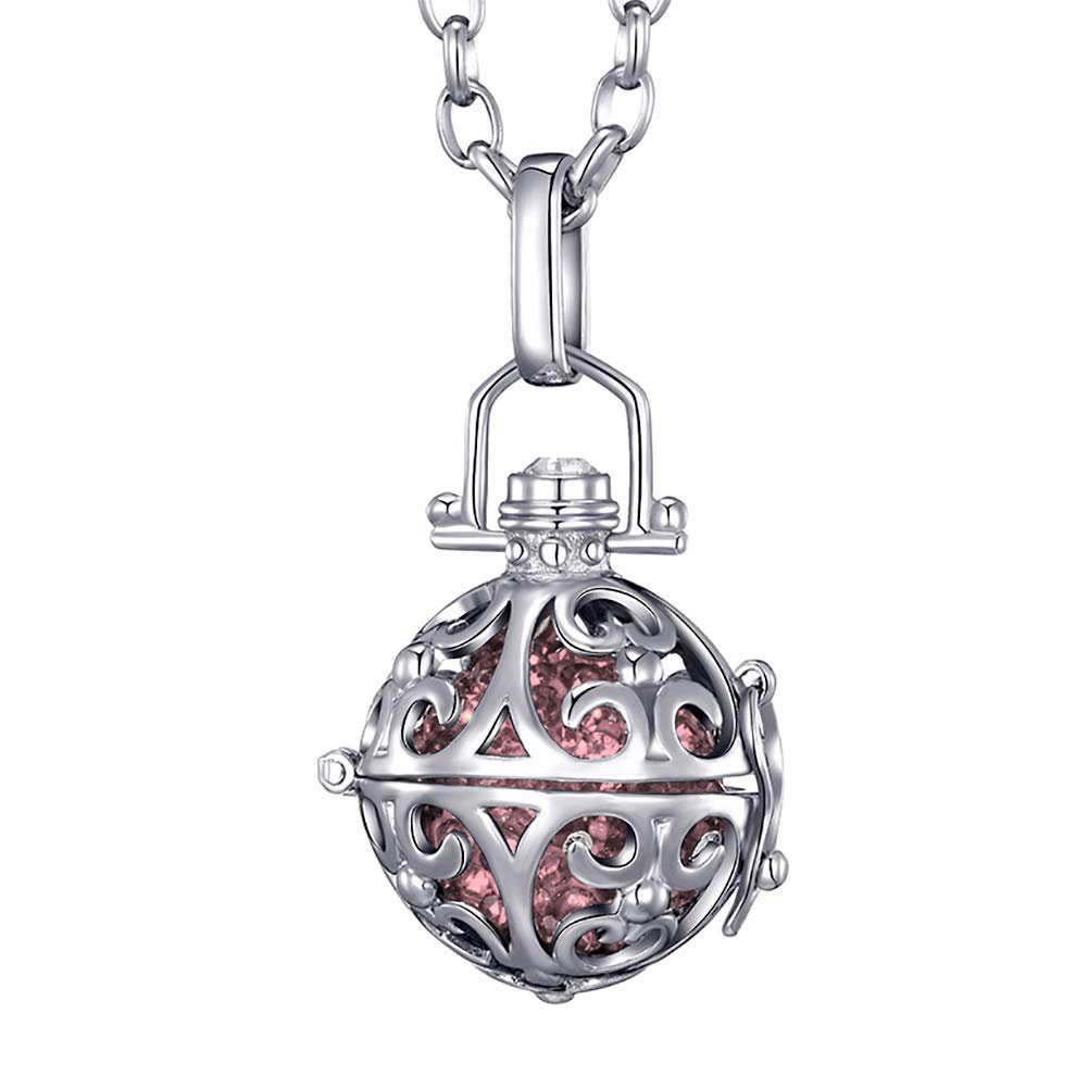 Morella Kette mit Anhänger Engel Halskette mit Ornament Anhänger (2-tlg), S günstig online kaufen