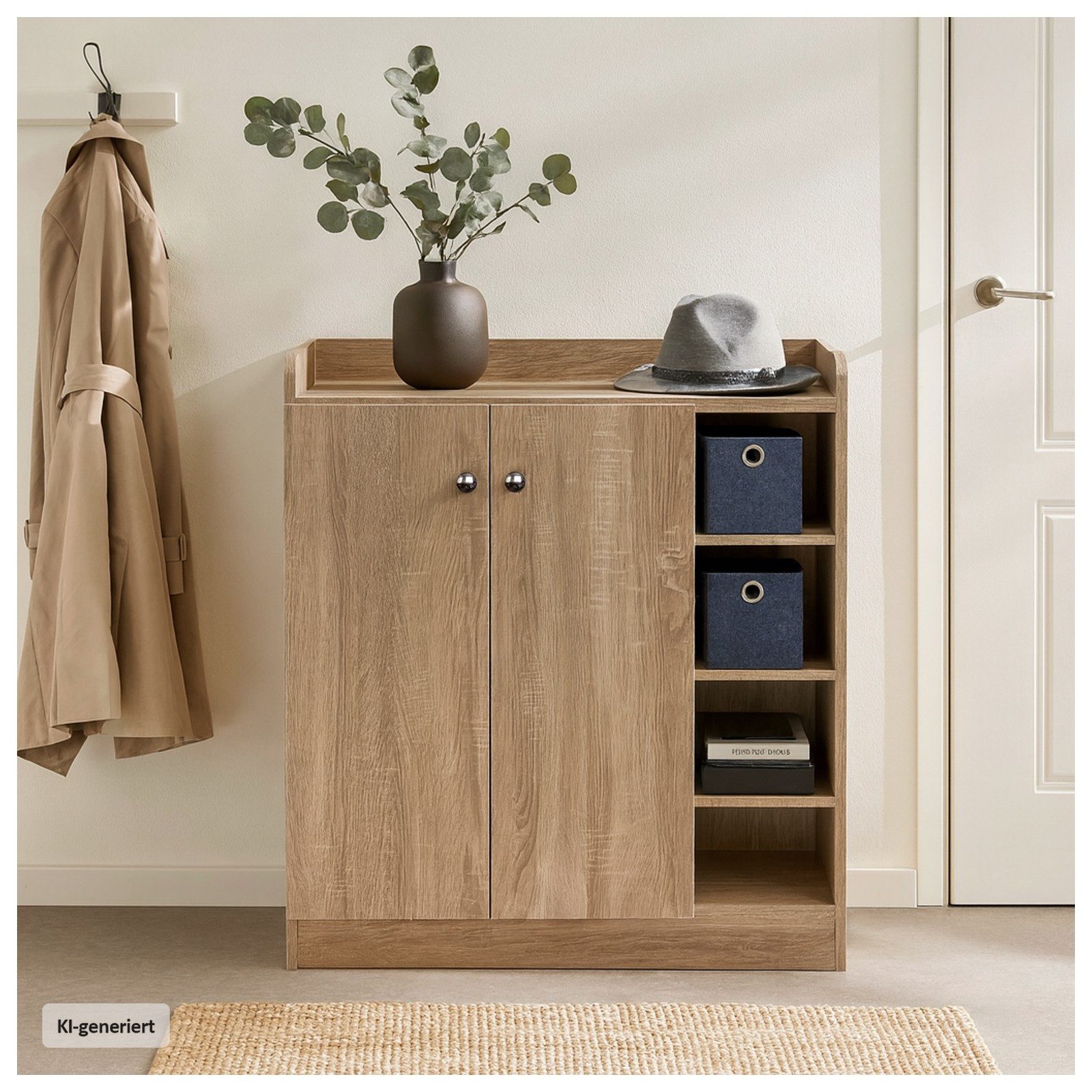 HTI-Living Sideboard Sideboard mit 8 Regalfächern Sonoma (Stück, 1 St., 1 Sideboard), Anrichte Kommode Schrank – Bild 3 von 5