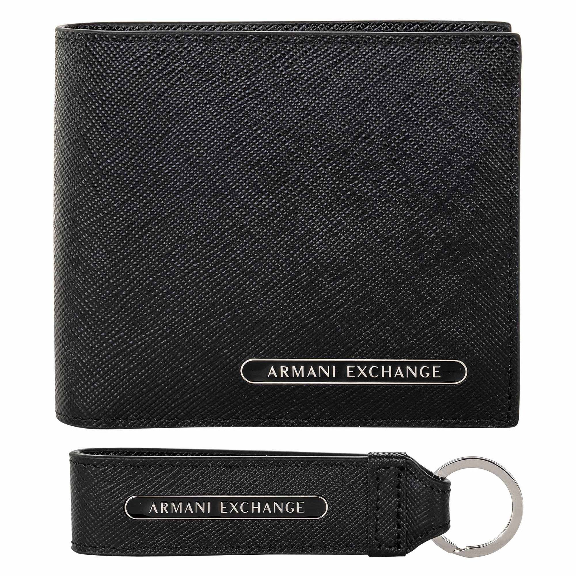ARMANI EXCHANGE Geldbörse Herren Geldbörse Leder Barcelona Gift Set