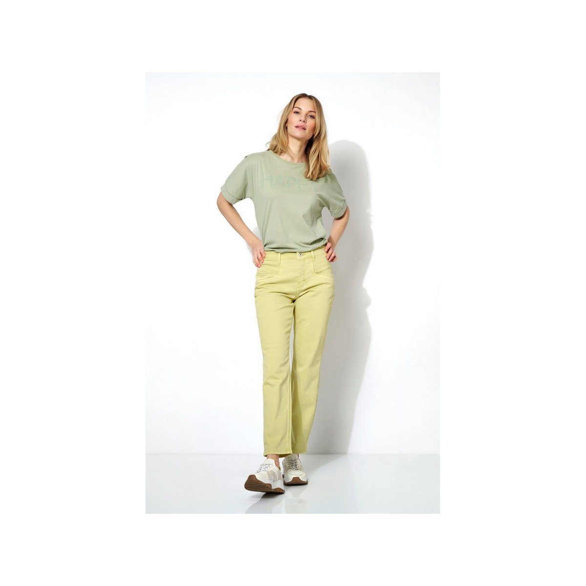 TONI (1-tlg) grün 5-Pocket-Jeans