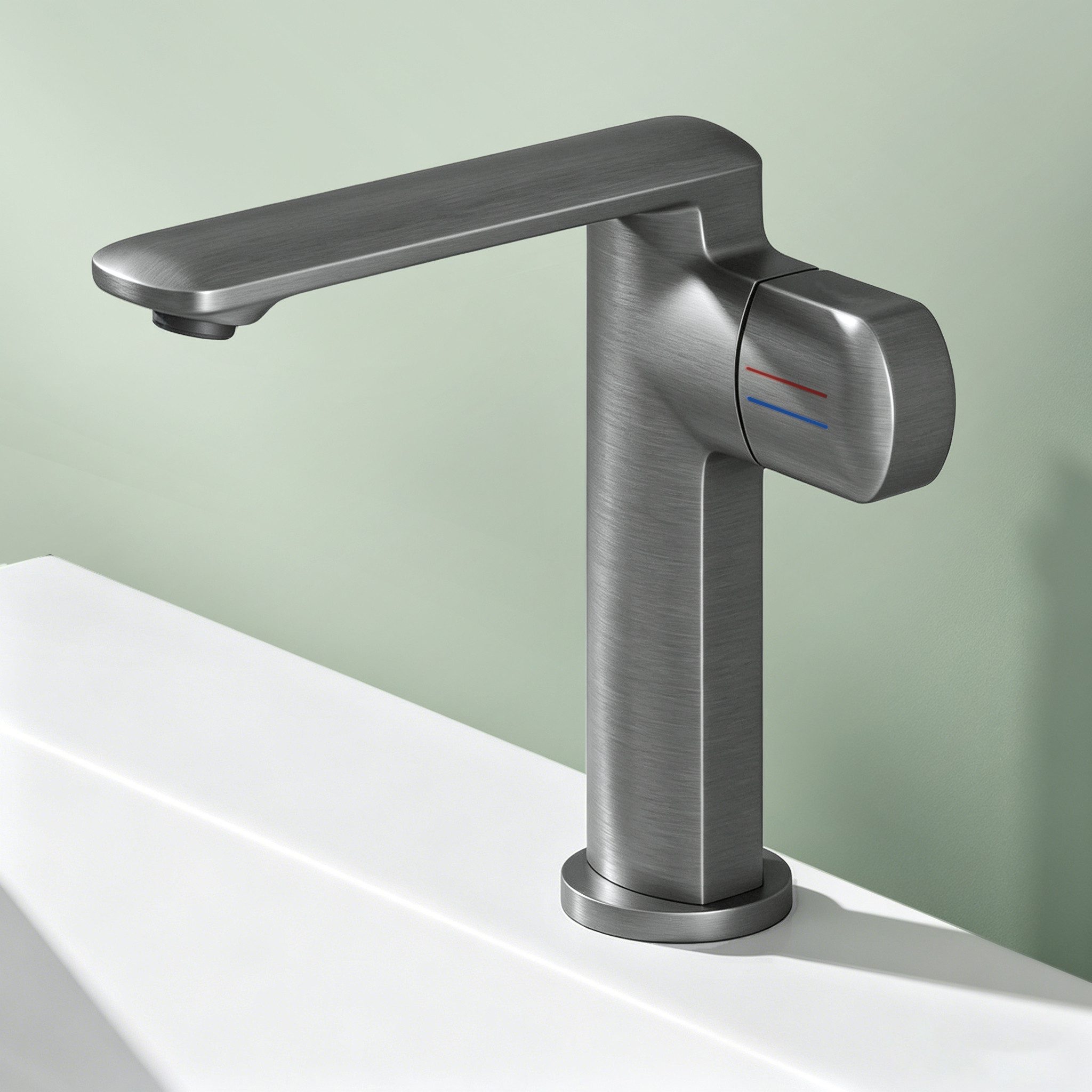 Mai & Mai Duscharmatur Armatur Wasserhahn Einhebelmischer DIN-Anschlüsse H:17.9cm WAO-1180 DIN-Anschlüsse