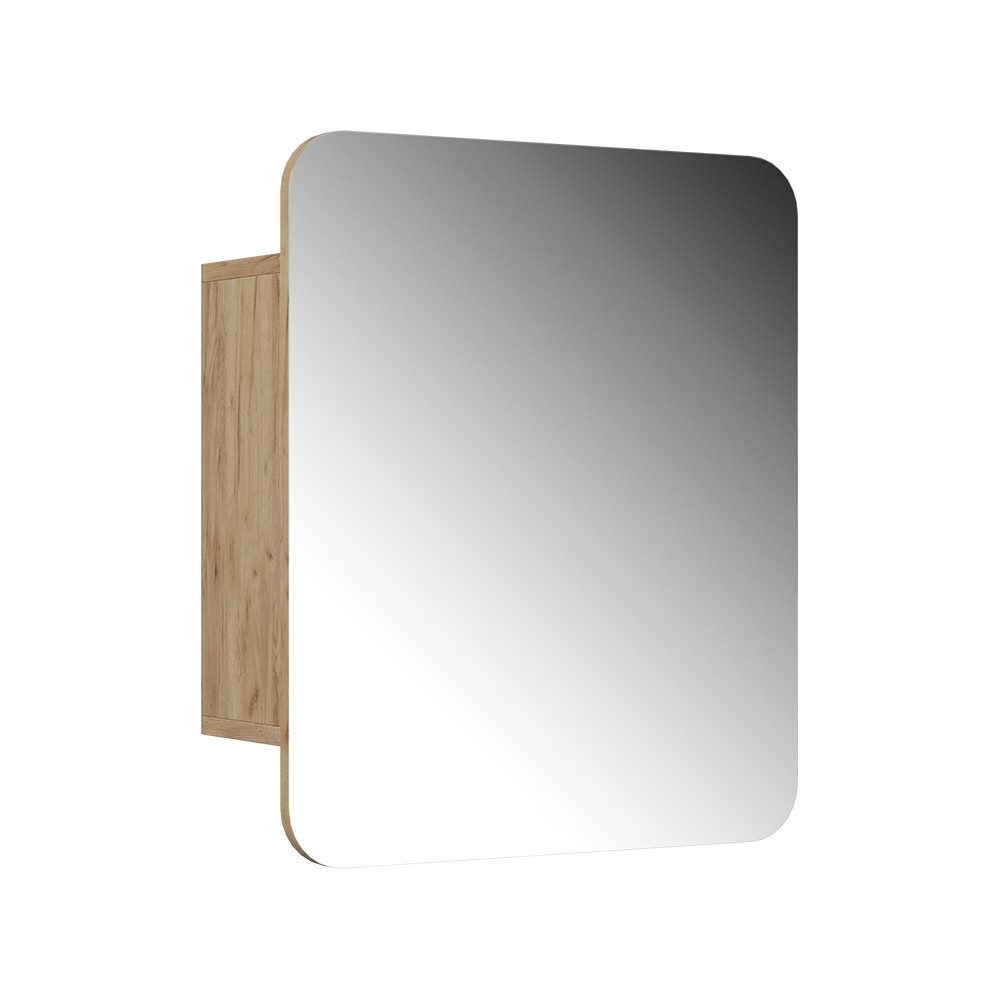 Vicco Badezimmerspiegelschrank Zino, Goldkraft Eiche, 60 x 50 cm mit Regale günstig online kaufen