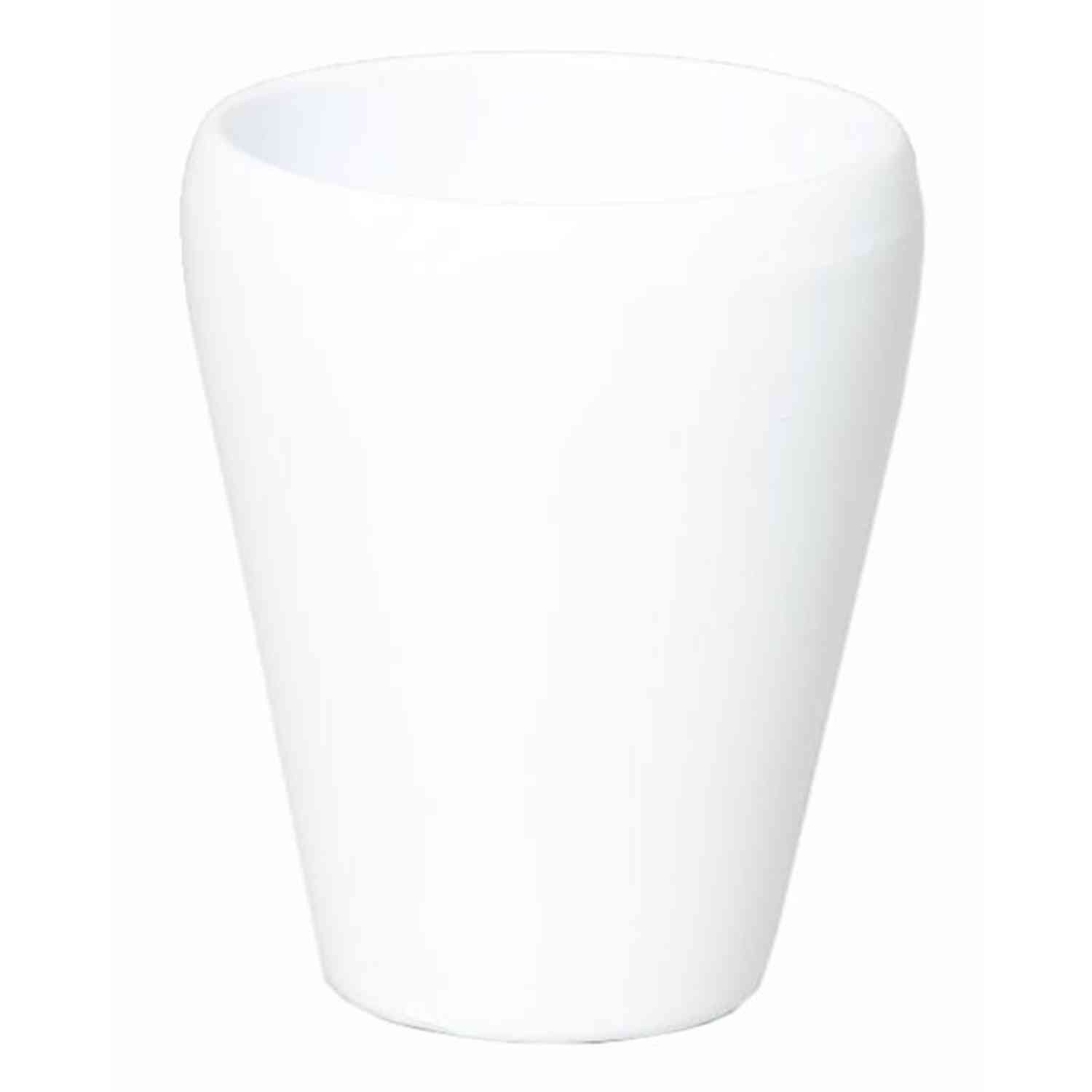 INNA-Glas Blumentopf Keramik Orchideentopf, Ø14cm, 17cm, weiß