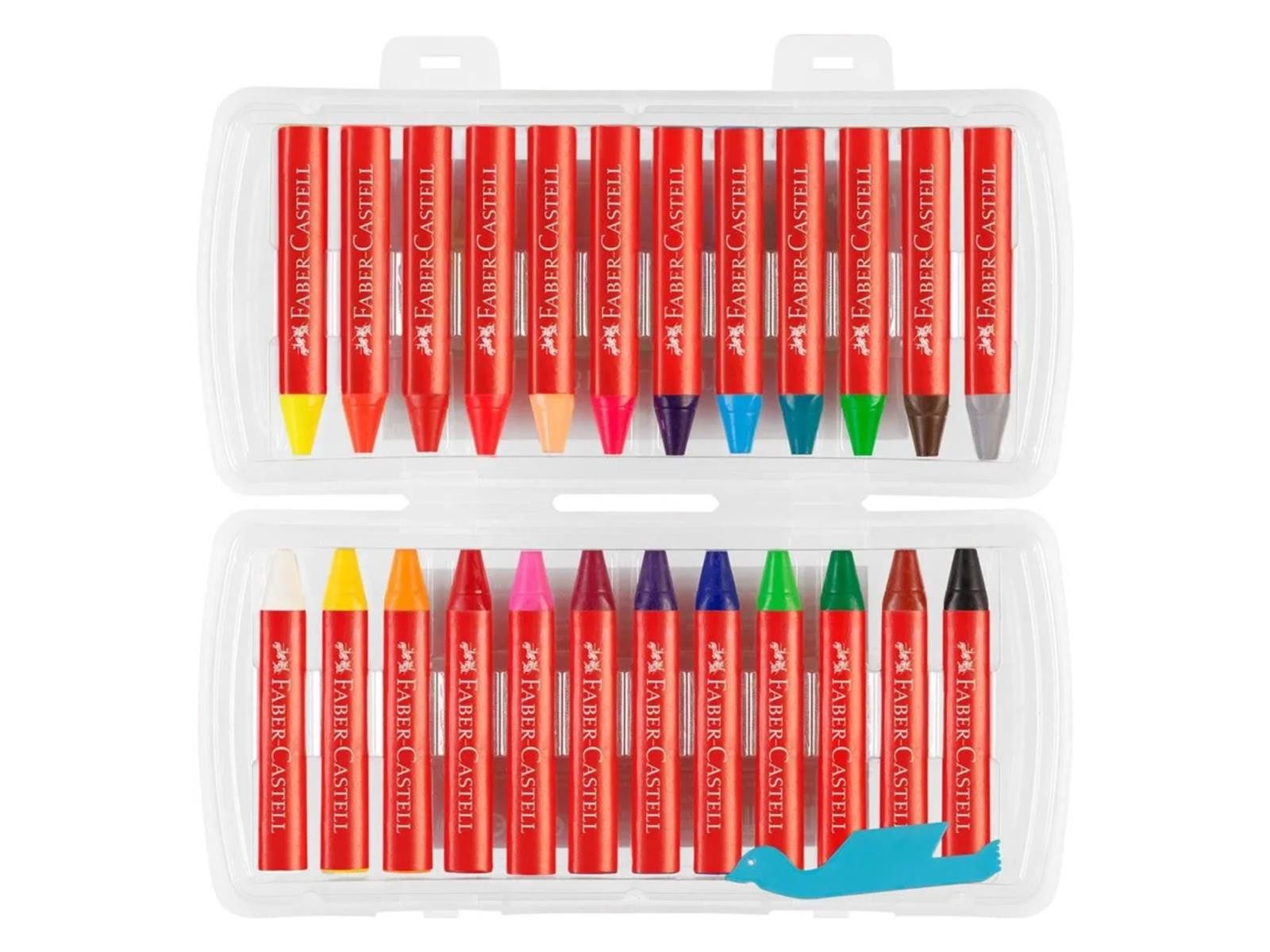 Faber-Castell Hefter Faber-Castell Jumbo Wachsmalkreiden - 24er Box
