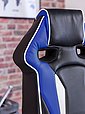 Wohnling Gaming Chair »WL8.025BT«, Soundchair in Blau-Weiß-Schwarz mit Bluetooth, Racing Musiksessel eingebaute Lautsprechern, Multimediasessel Gamer, 1.1 Soundsystem - Subwoofer, Music Sessel Rocker Chair, Bild 5