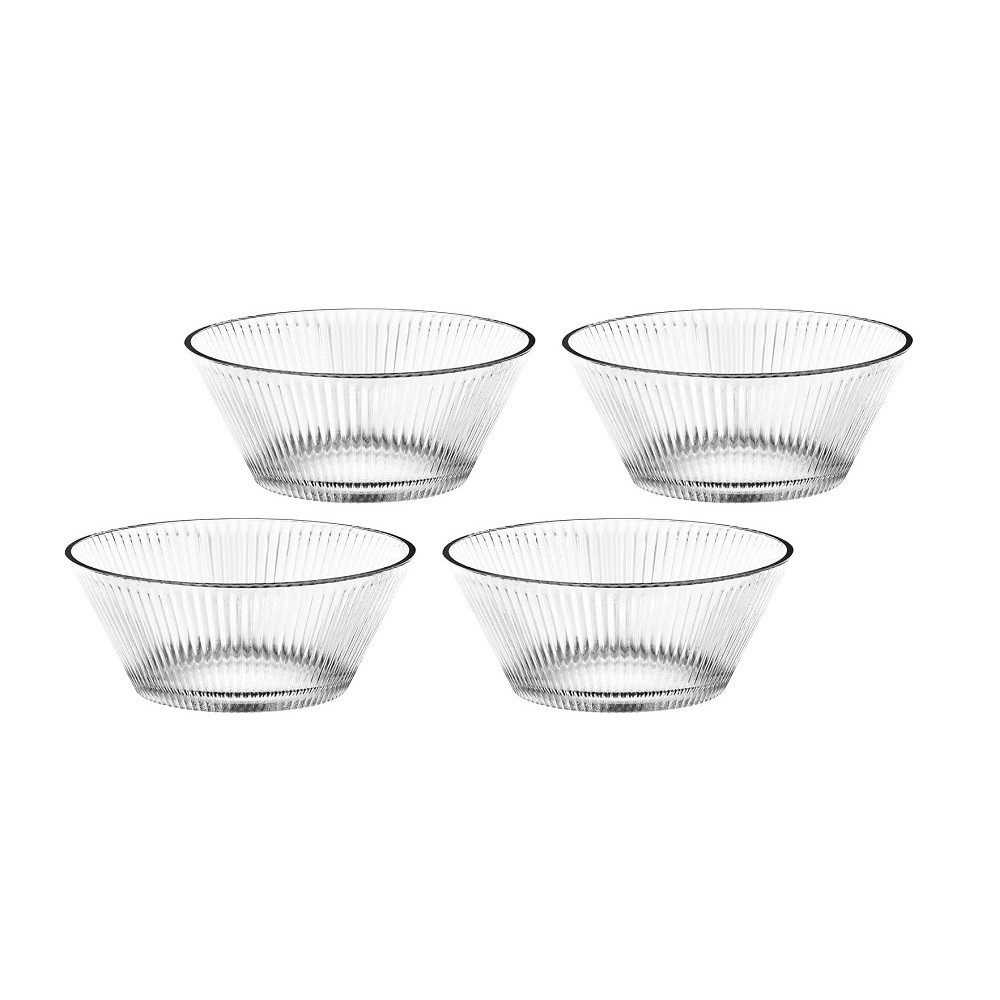 Nachtmann Servierschüssel Nachtmann Aperitivo Schale Ø 15 cm 4er Set, Kristallglas, (Set)