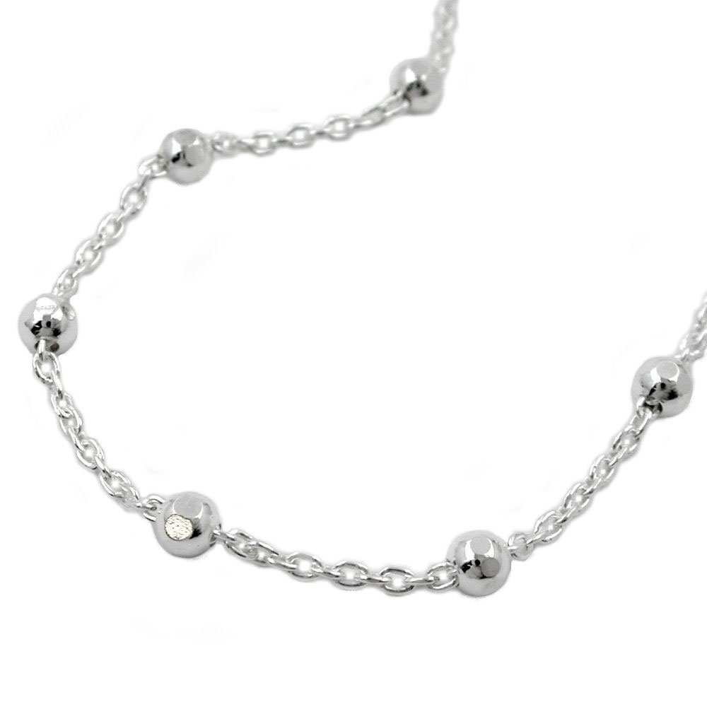Einzelstück Kugelarmband Aus Sterling Silber 925 – Vergoldete Planetenkette, Handgefertigtes Unikat