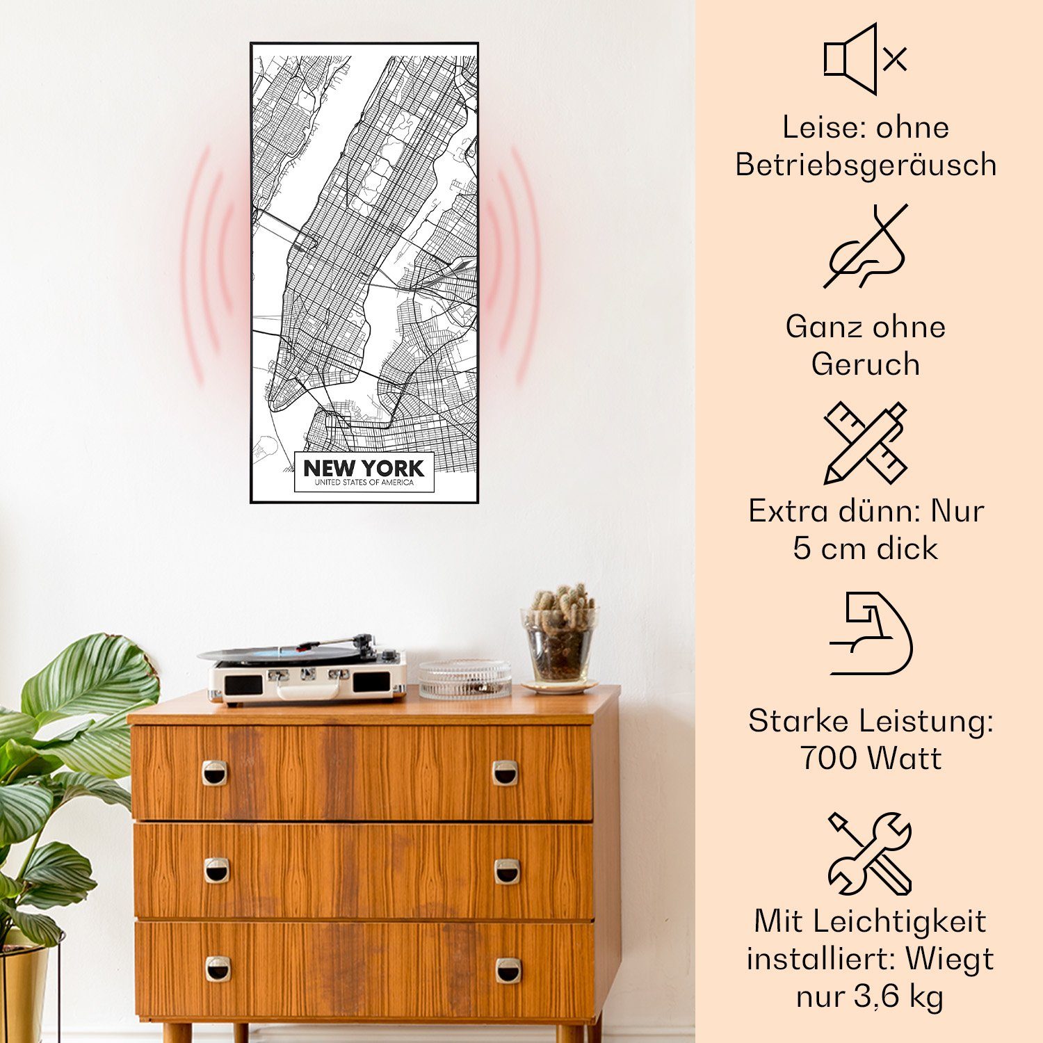 Klarstein Heizkörper Wonderwall Air Art Smart günstig online kaufen