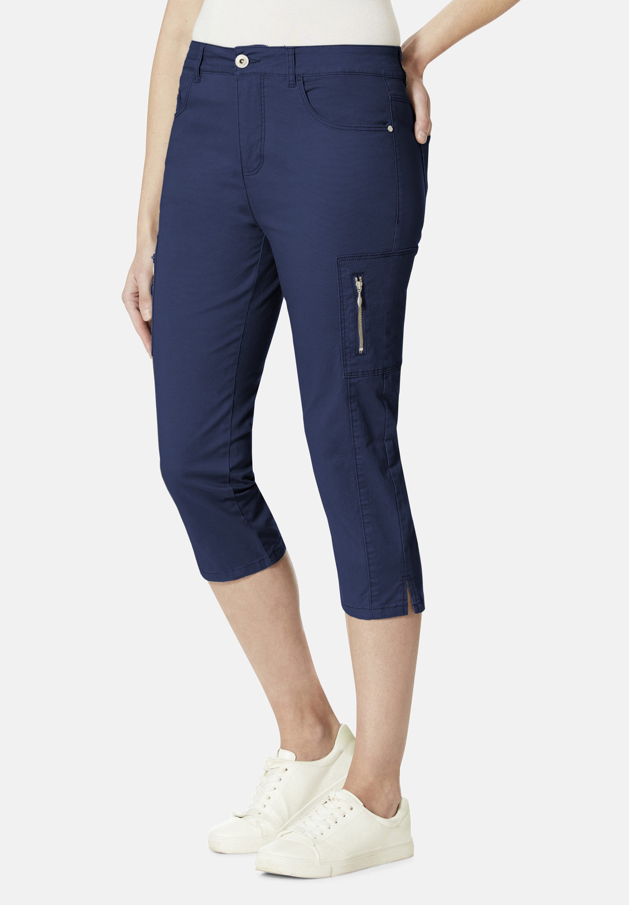 STOOKER WOMEN 7/8-Hose Tahiti Fashion Capri Slim Fit Capri Slim Fit Casual Clean Wash Twill Coloured für Damen
