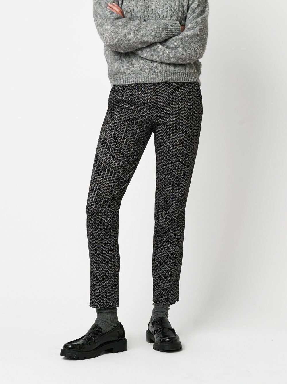 TONI Stretch-Hose Jenny mit grafischem Muster