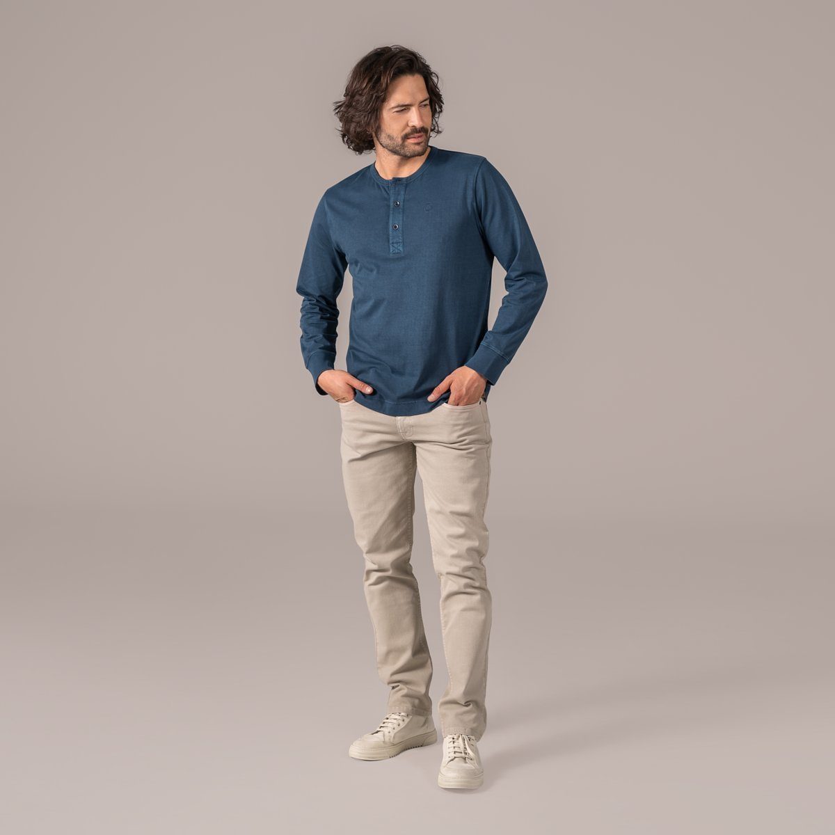 PITT LIVING mit Seitentaschen 5-Pocket-Stil Oak CRAFTS großzügigen 5-Pocket-Jeans