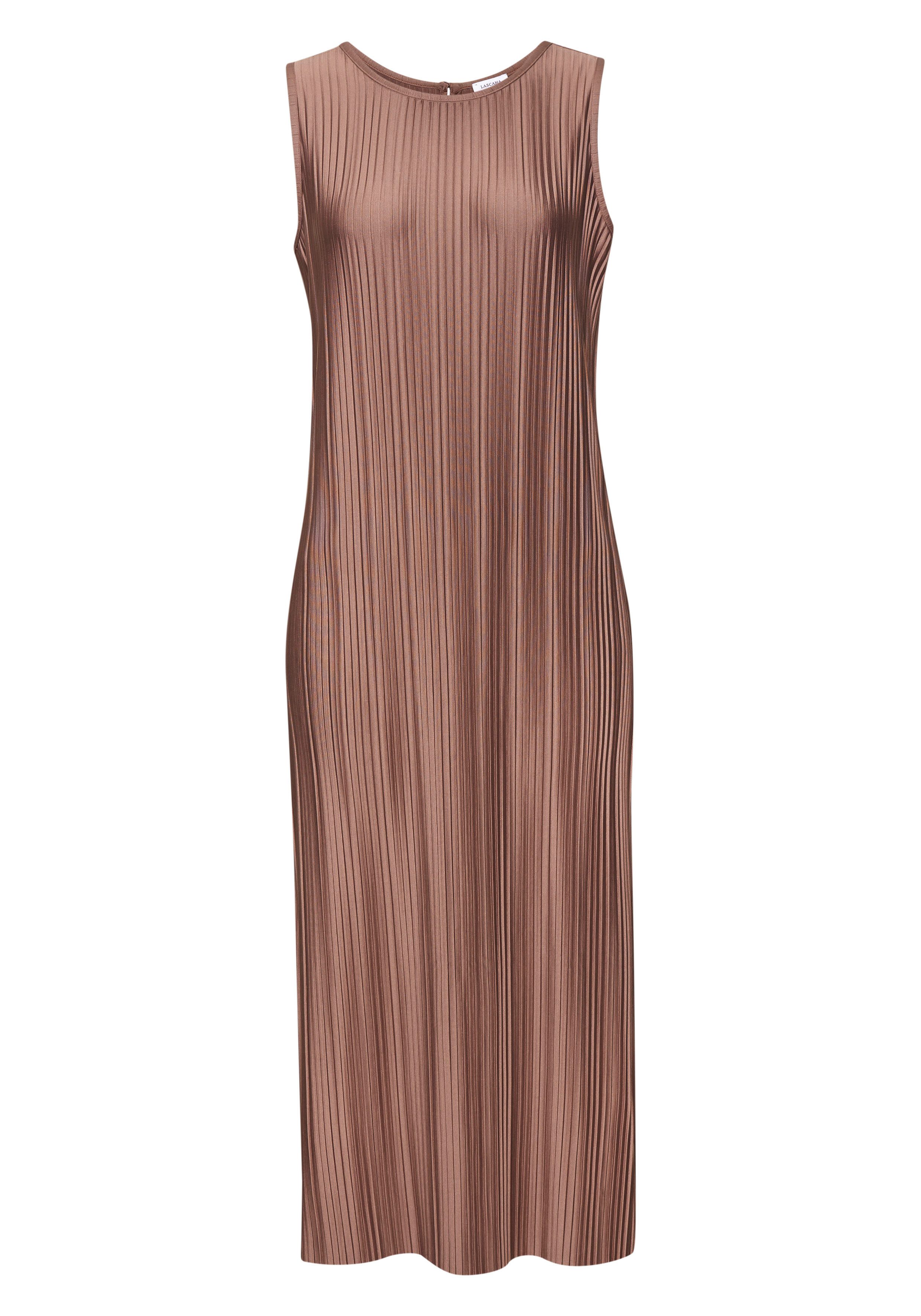 LASCANA Plisseekleid in Midilänge, Trägerkleid, Sommerkleid günstig online kaufen