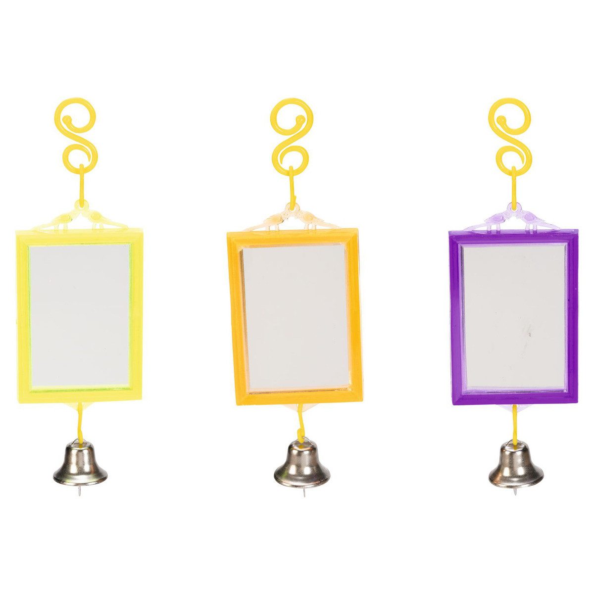 Beeztees Vogelspielplatz Spiegel mit Glocke für Sittiche